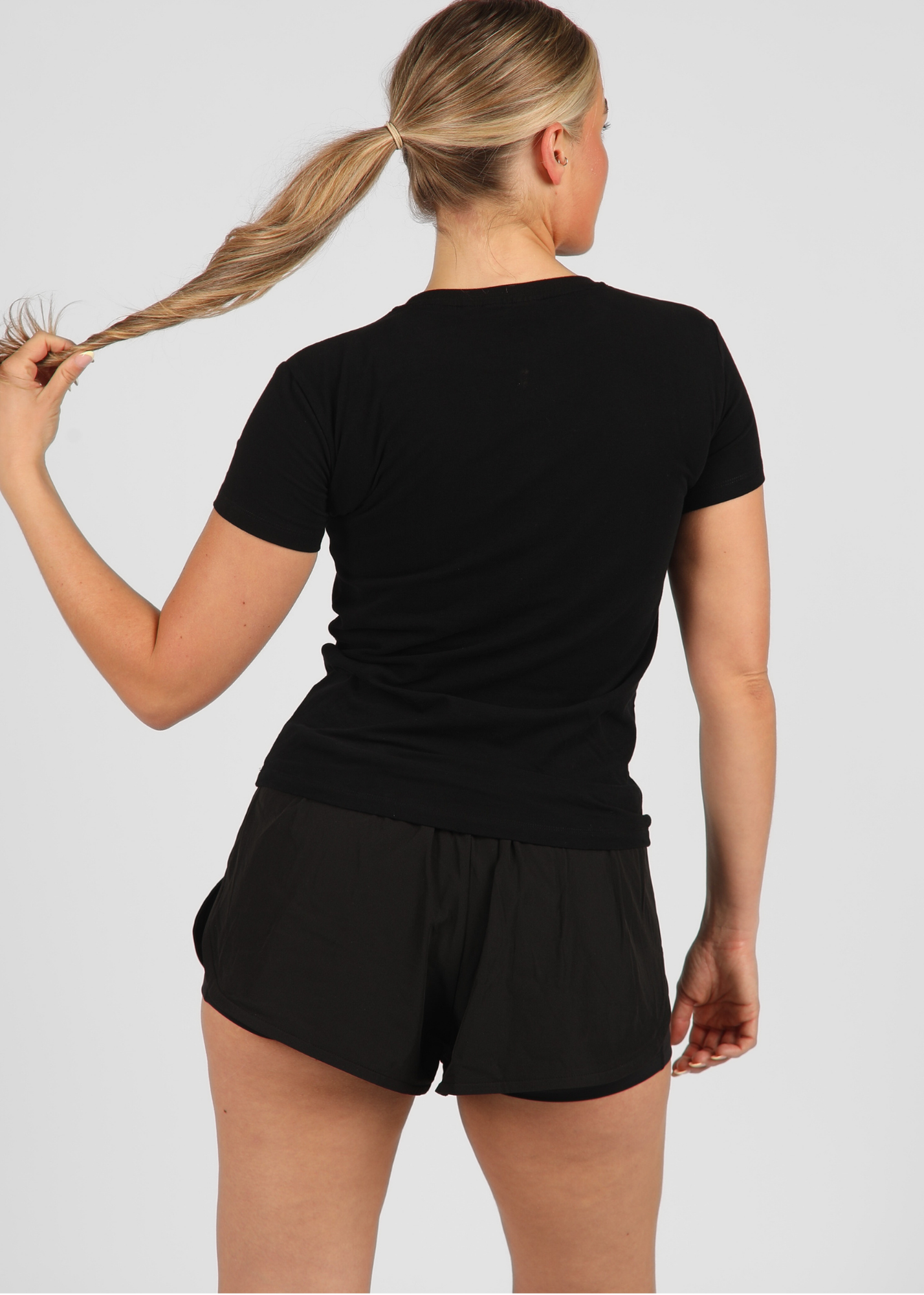 Ultra Soft Black Fitted Tee
