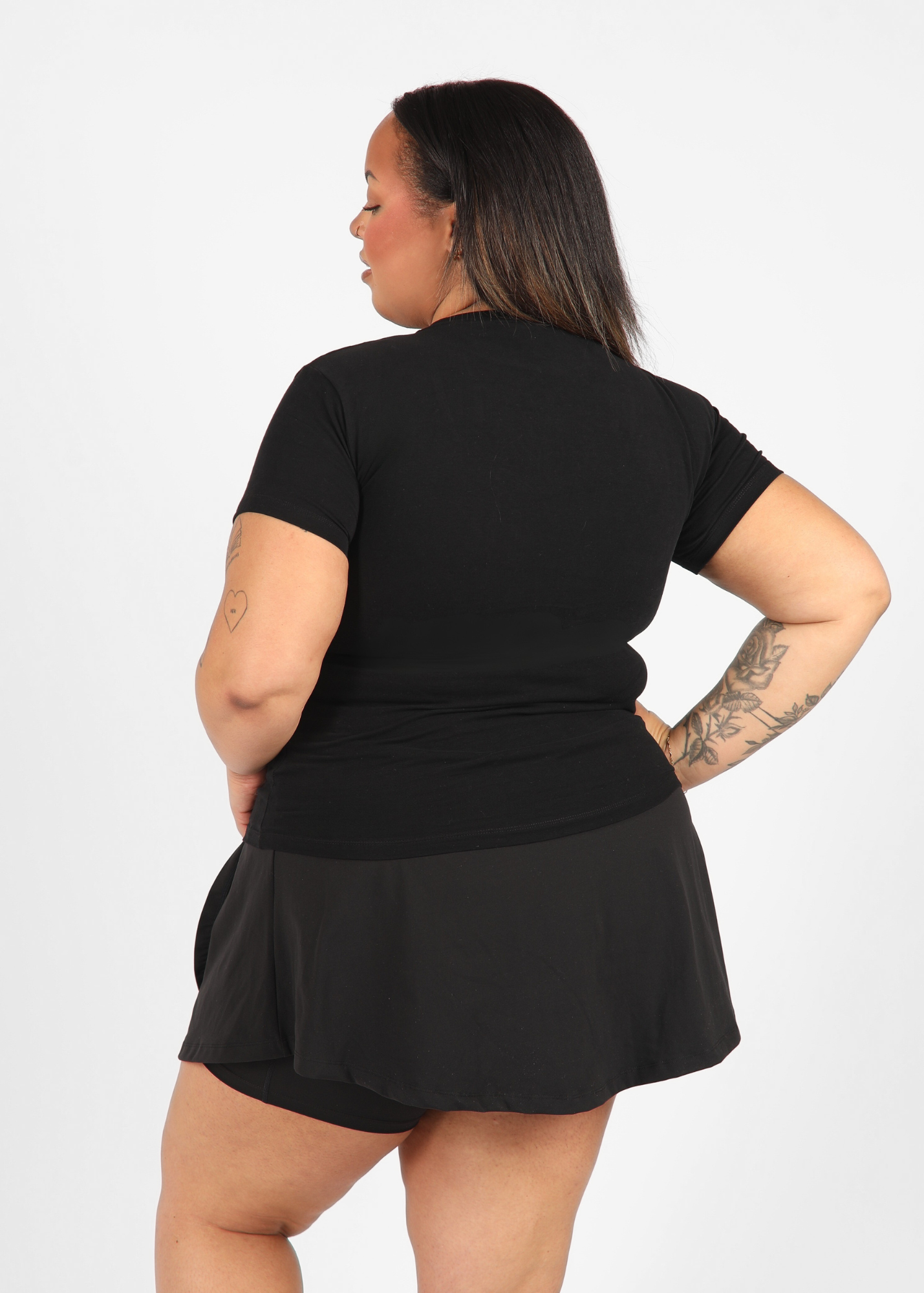 Ultra Soft Black Fitted Tee