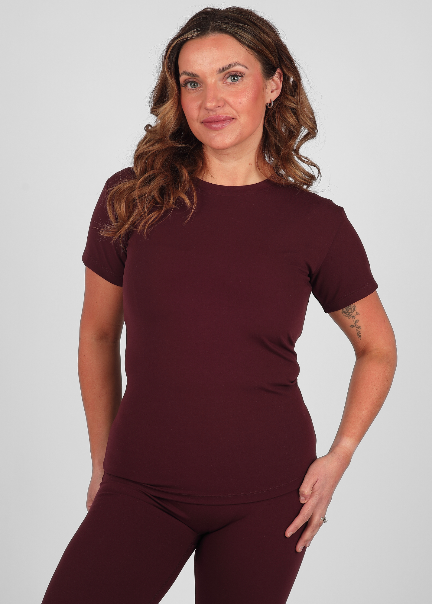 FormLuxe Rosewood Fitted Tee