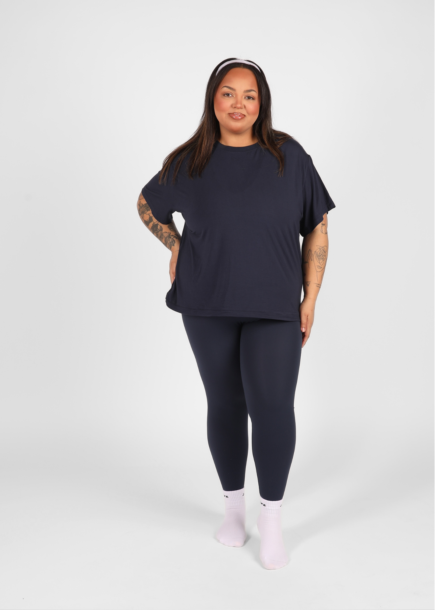 Oversized Ultra Soft Midnight Multiway Tee