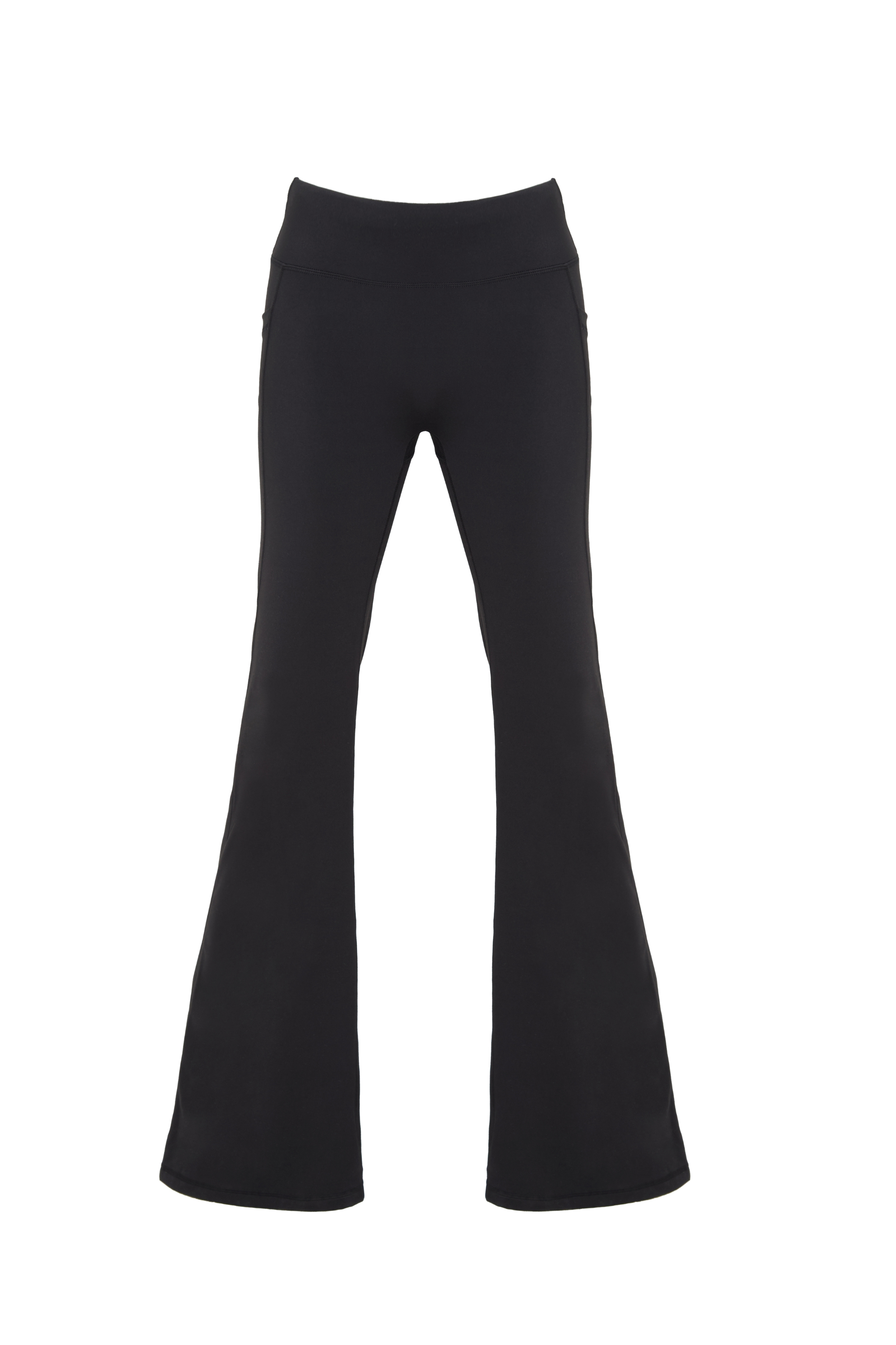 Core Black Pocket Flares