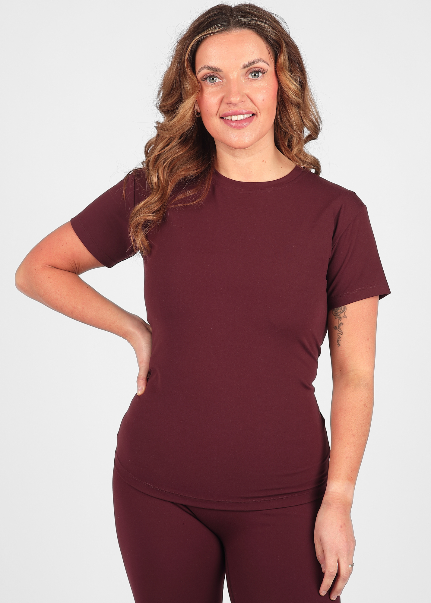 FormLuxe Rosewood Fitted Tee