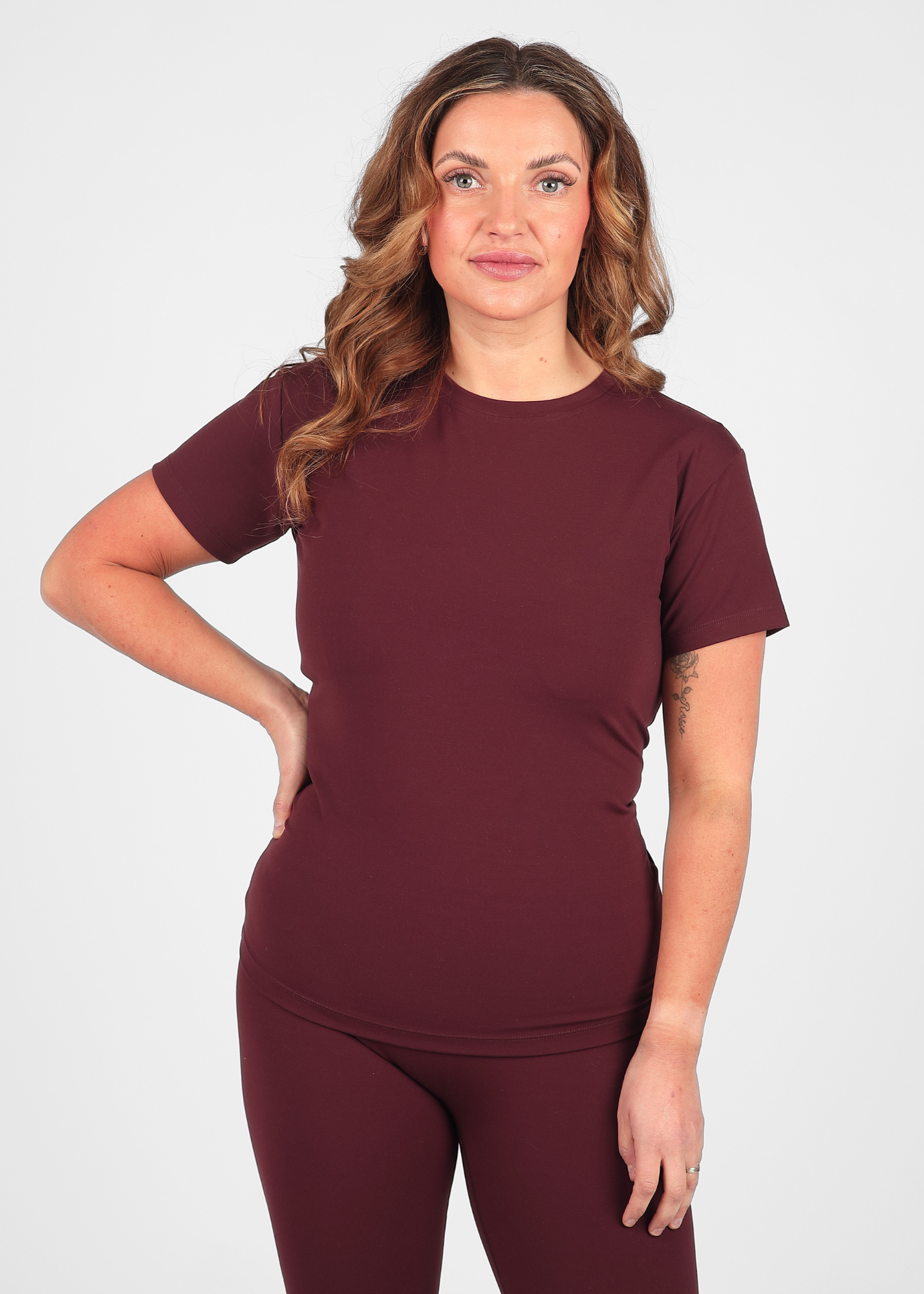 FormLuxe Rosewood Fitted Tee