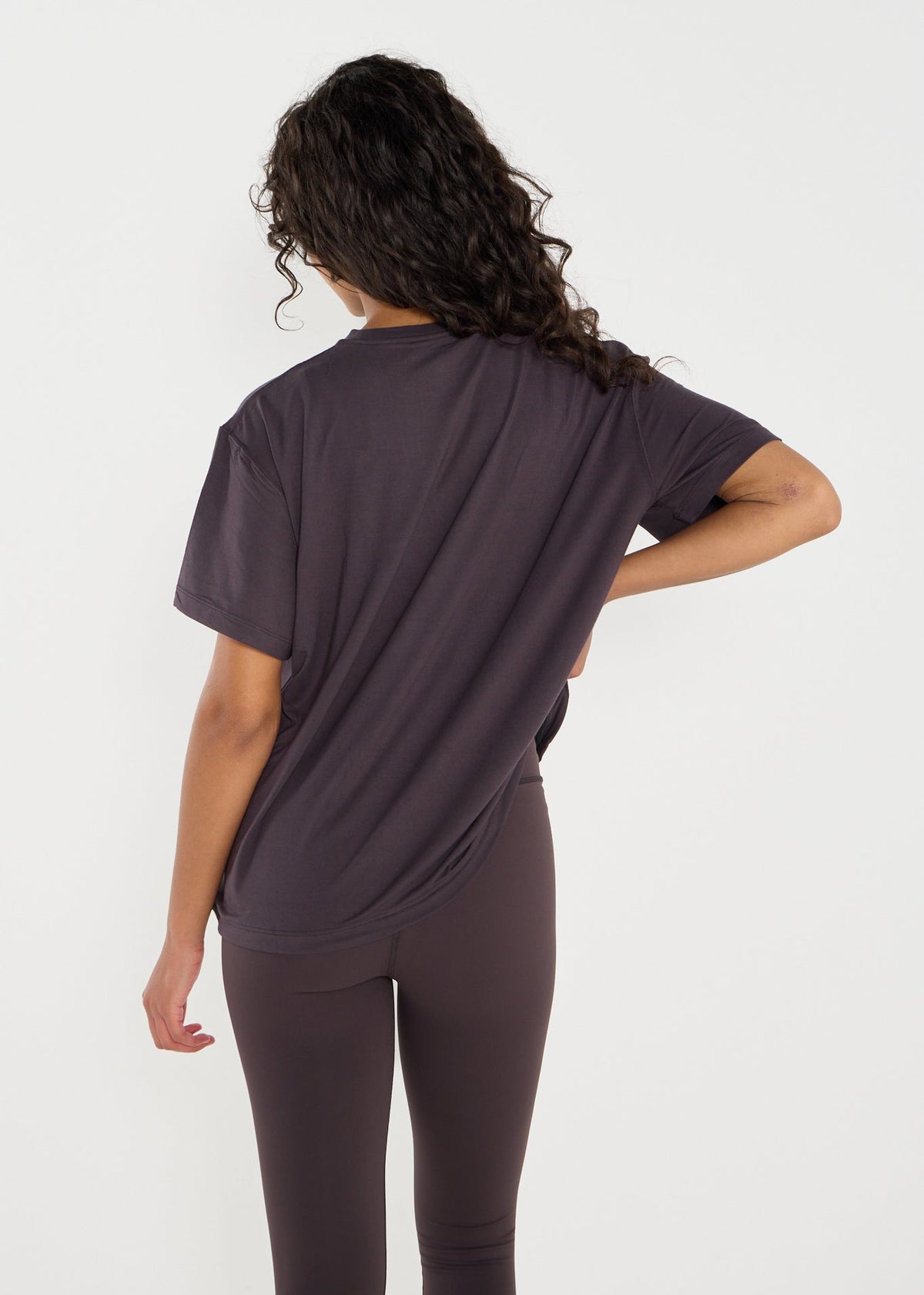 Ultra Soft Coffee Oversized Multiway Tee