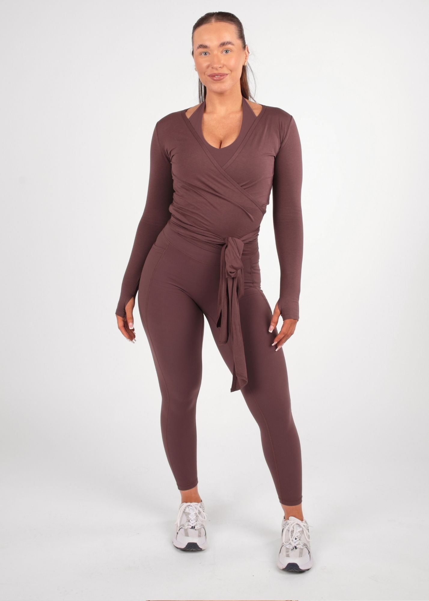 Ultra Soft Bamboo Huckleberry Wrap Top