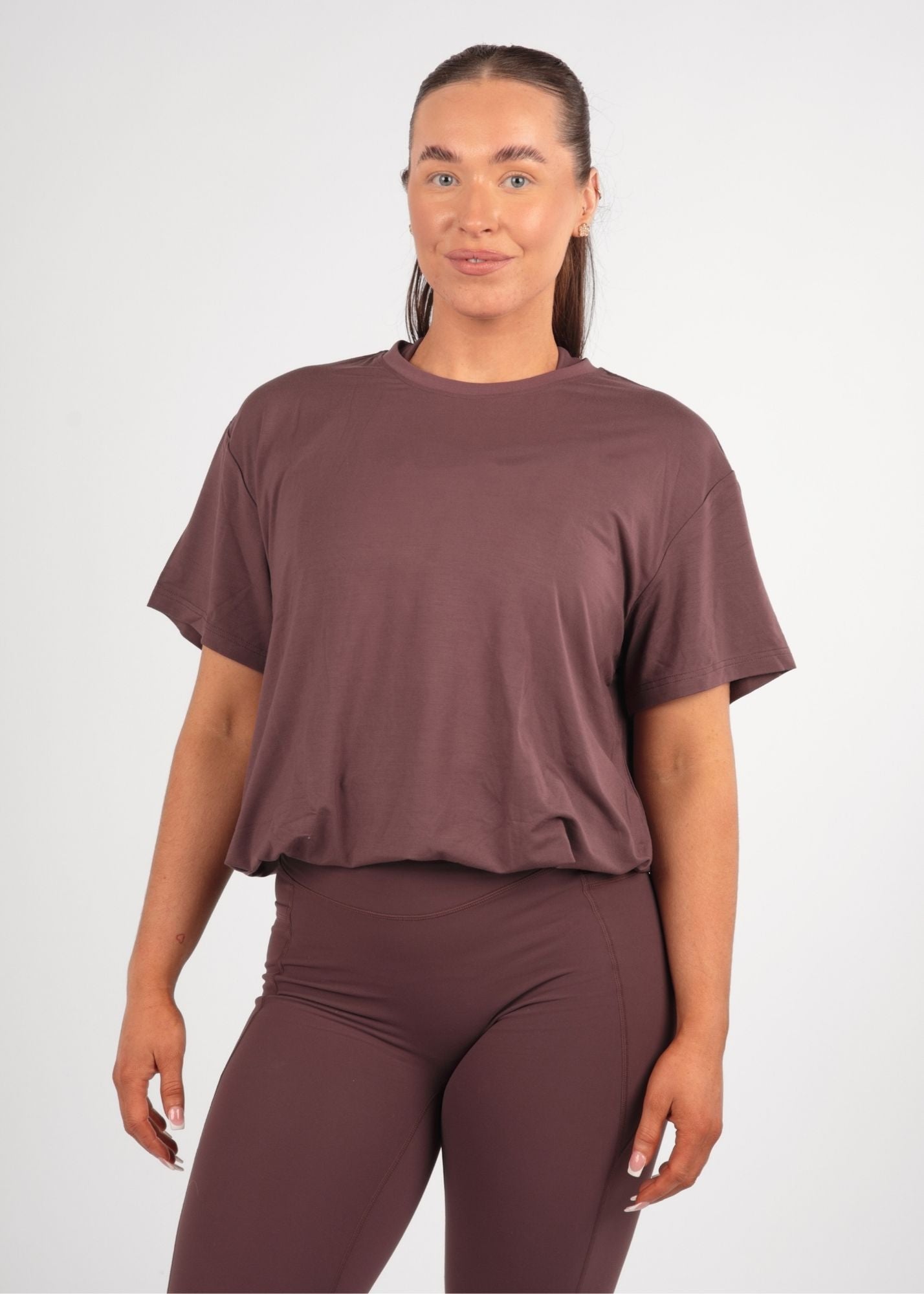 Ultra Soft Oversized Huckleberry Multiway Tee