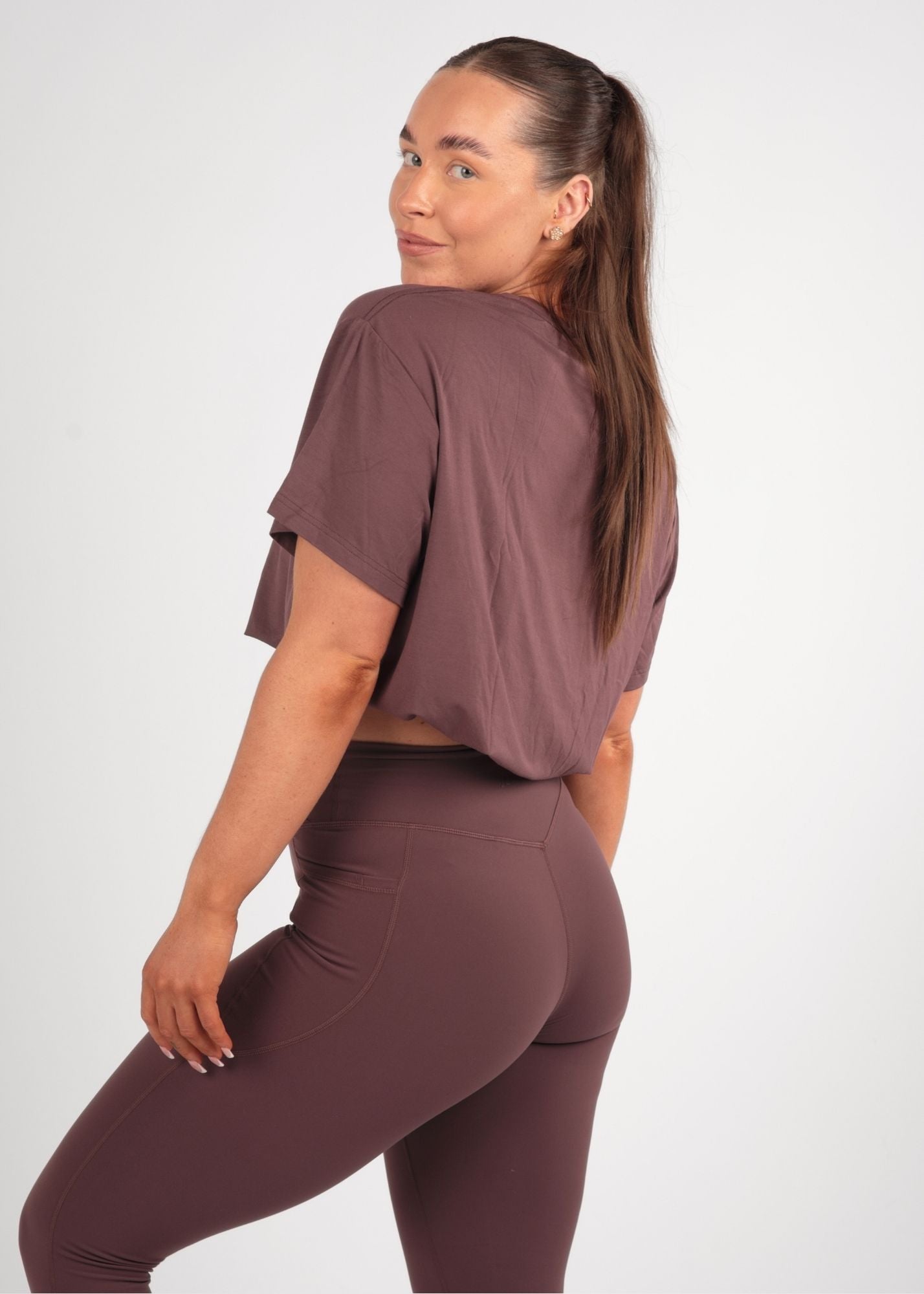 Ultra Soft Oversized Huckleberry Multiway Tee