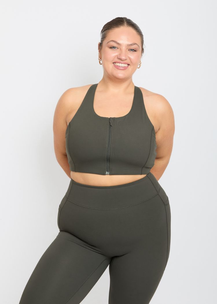 CloudLuxe Core Khaki Pocket Legging