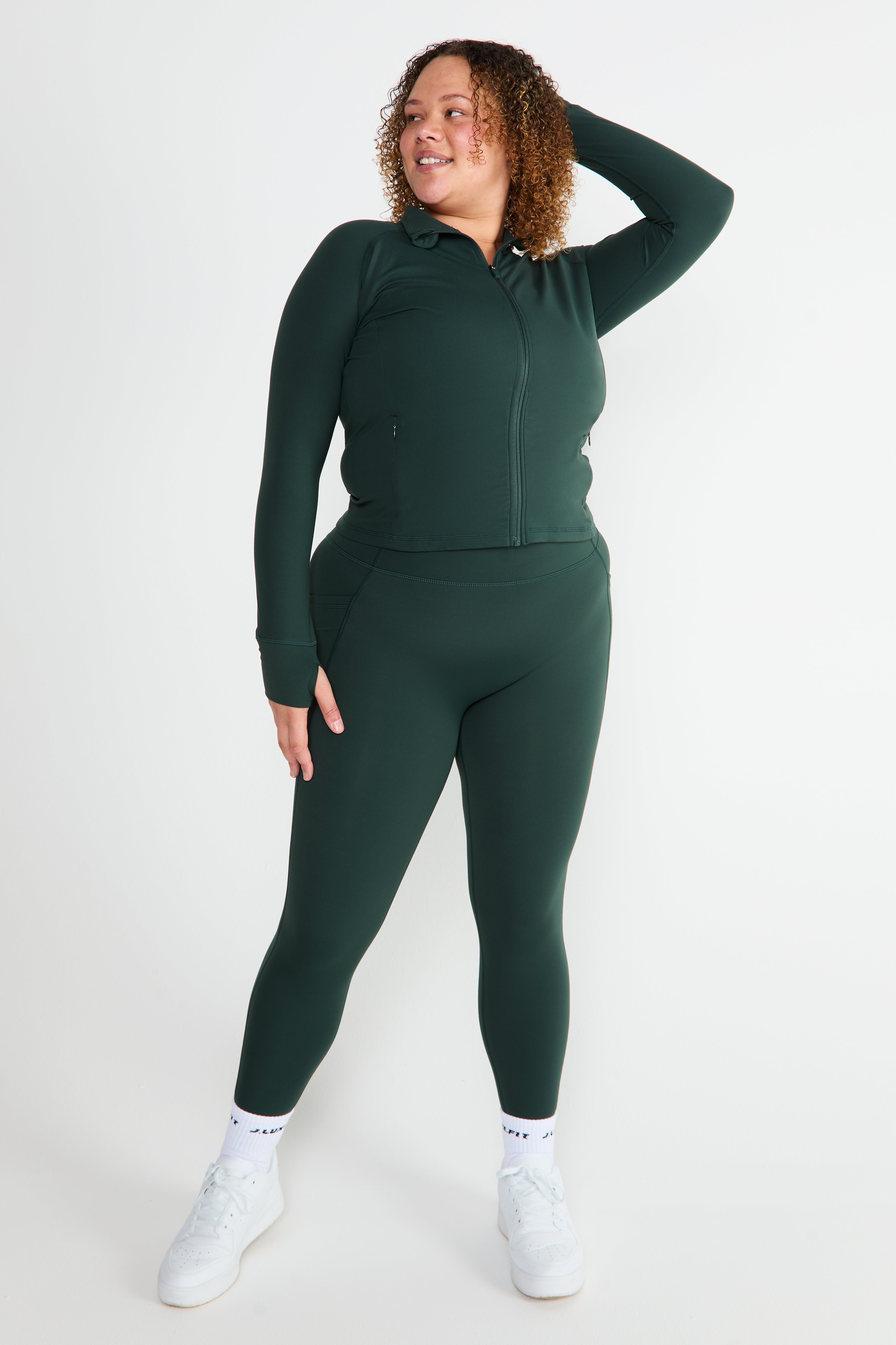 CloudLuxe Forest Contour Training Jacket