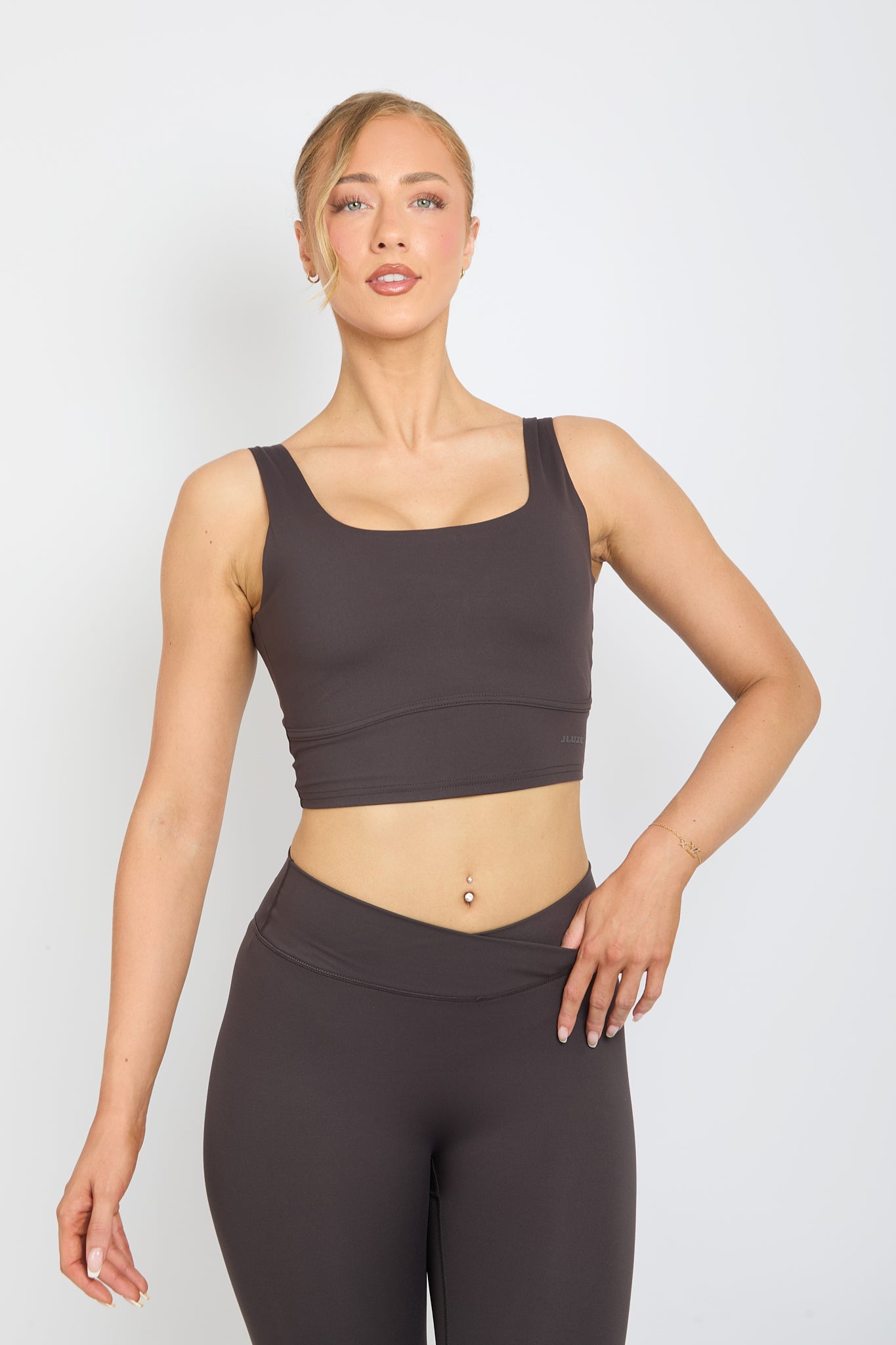 CloudLuxe Core Wrap Coffee Essential Legging