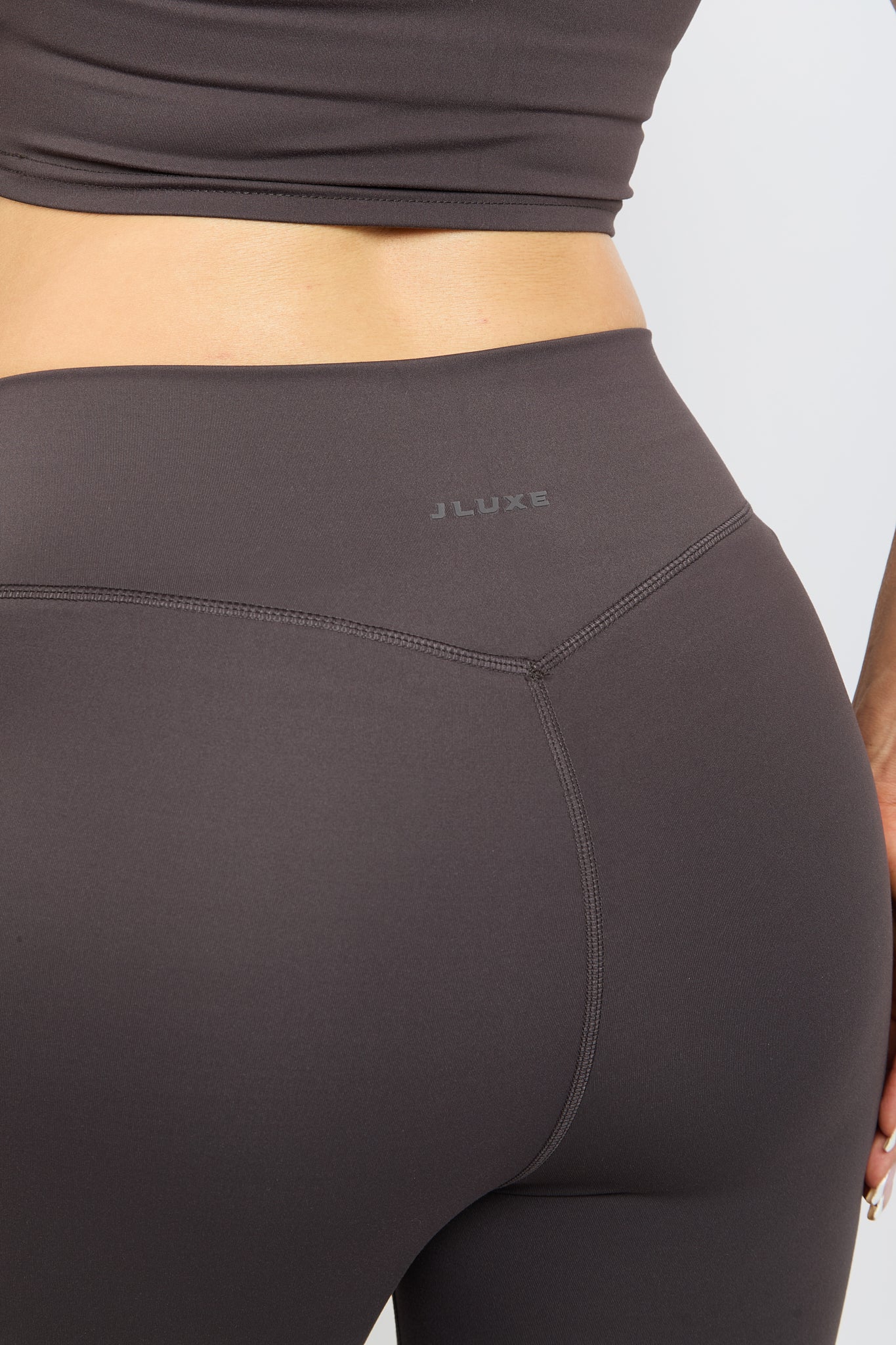 CloudLuxe Core Wrap Coffee Essential Legging