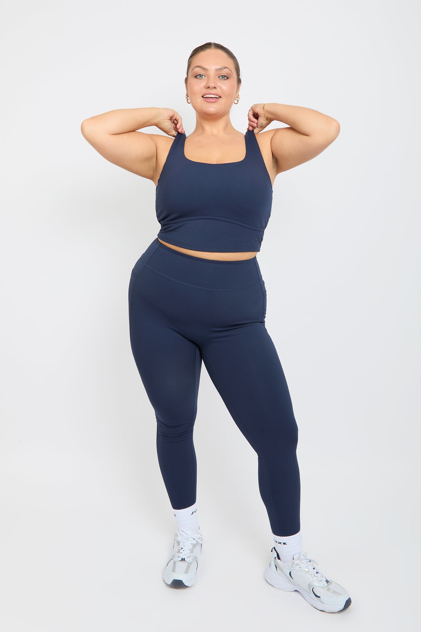 CloudLuxe Core Navy Longline Sports Bra