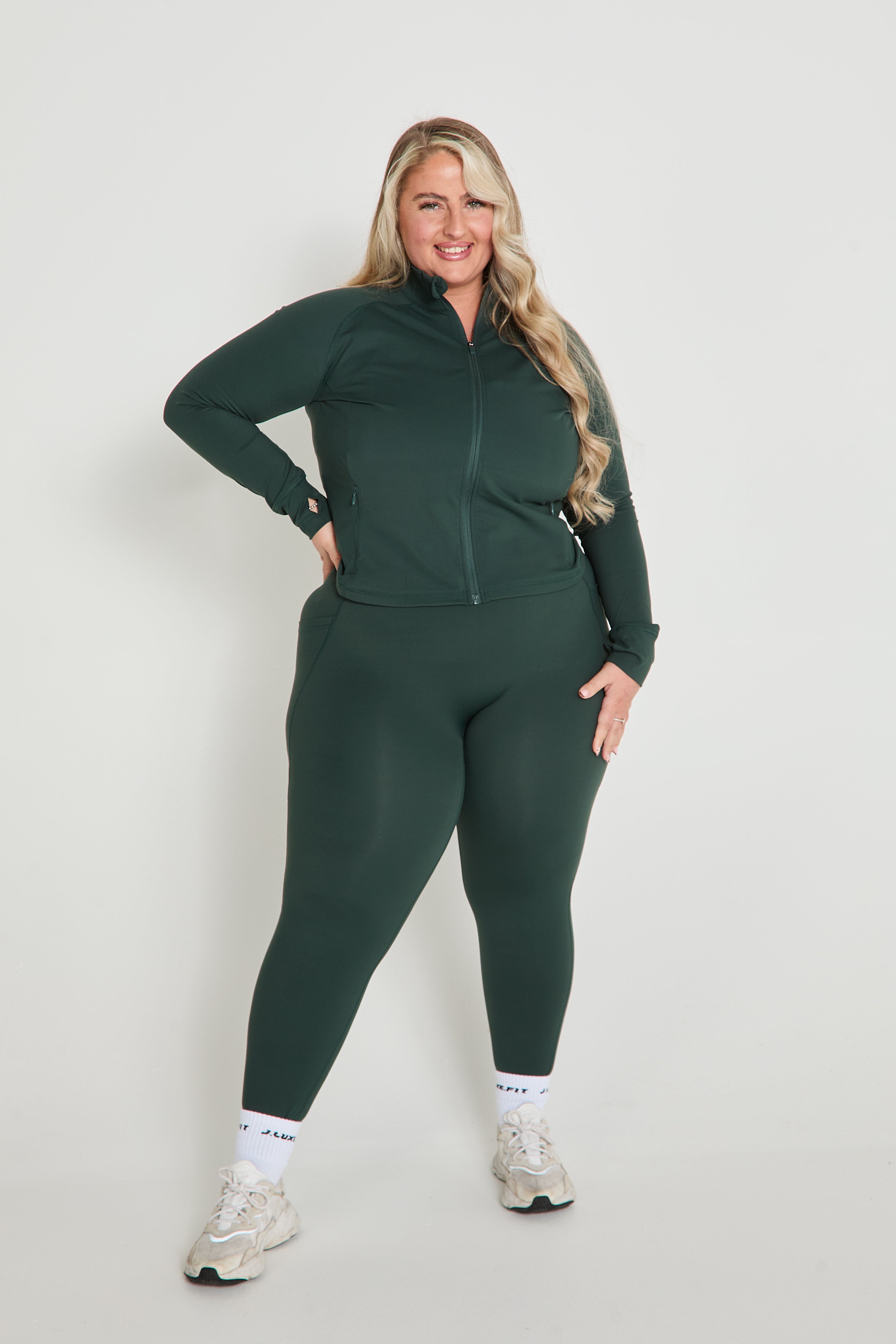 CloudLuxe Forest Contour Training Jacket