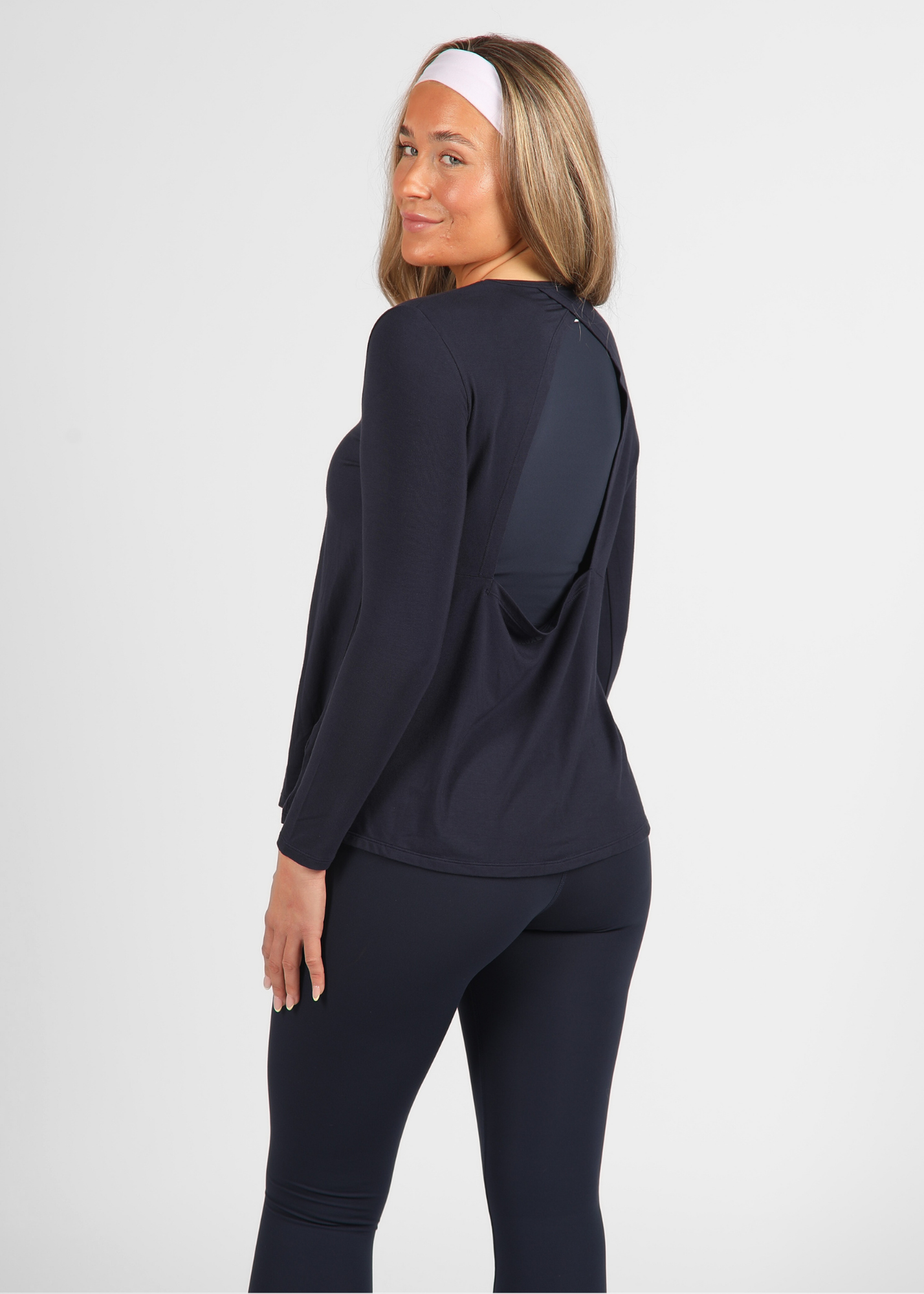 Ultra Soft Midnight Long Sleeve Loose Fit Top