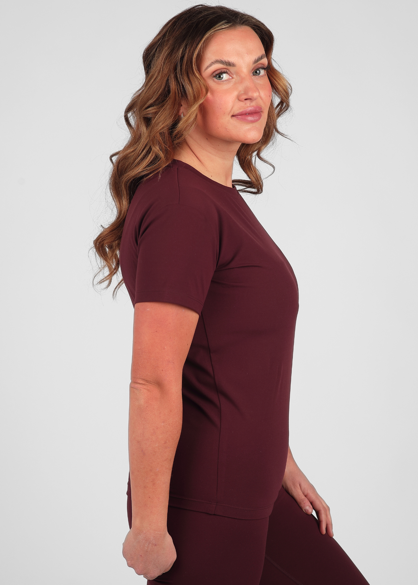 FormLuxe Rosewood Fitted Tee