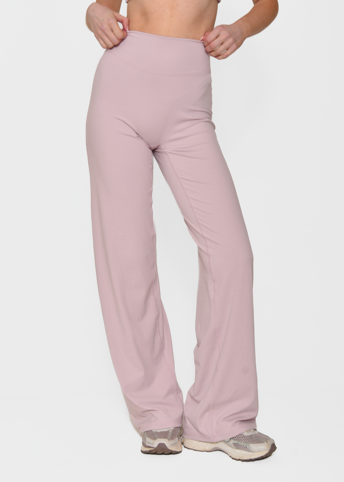 Cloud Sculpt Straight Leg Yoga Trouser Blush Pink