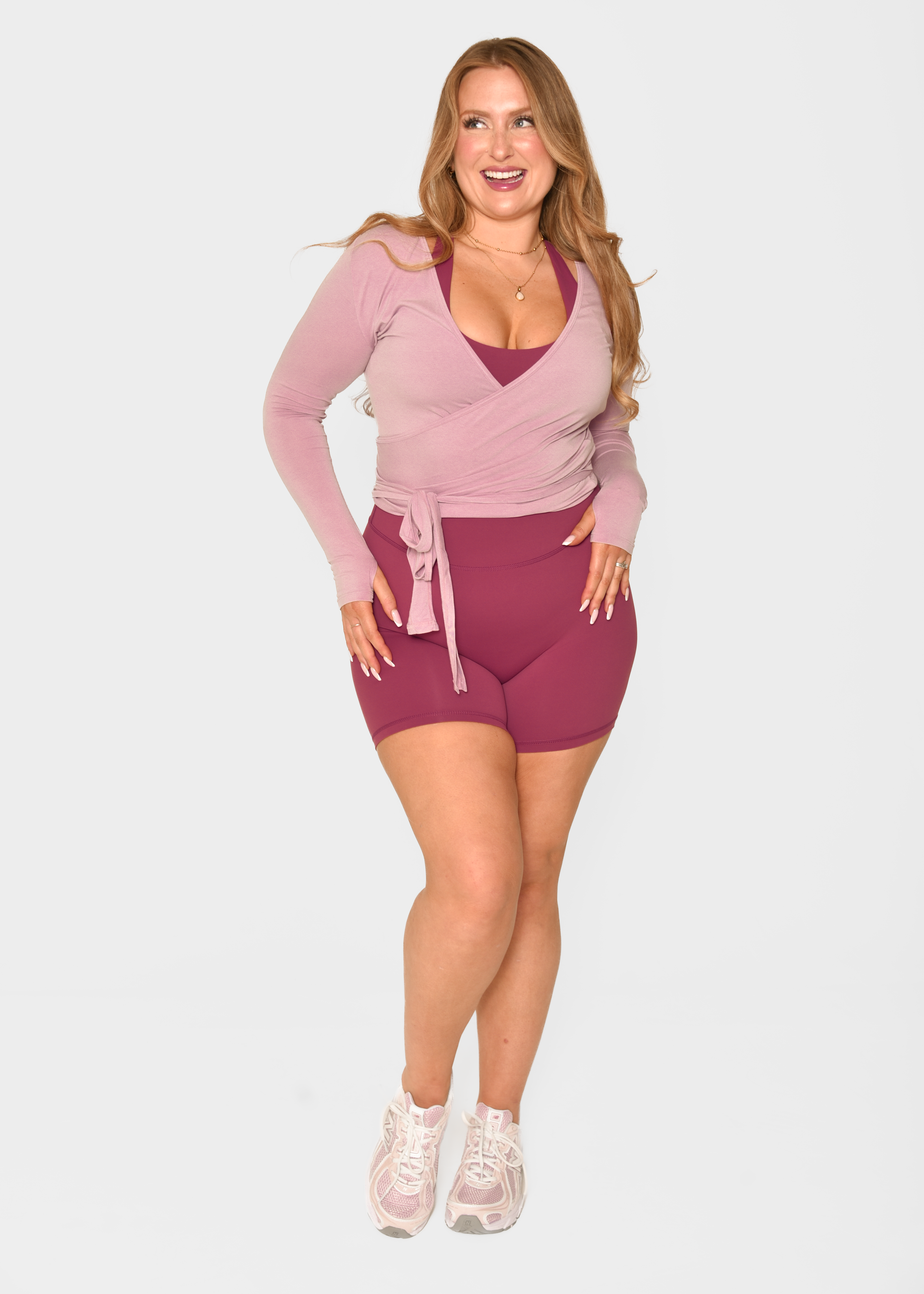 Cloud Sculpt 5" Velvet Rose Scrunch Short