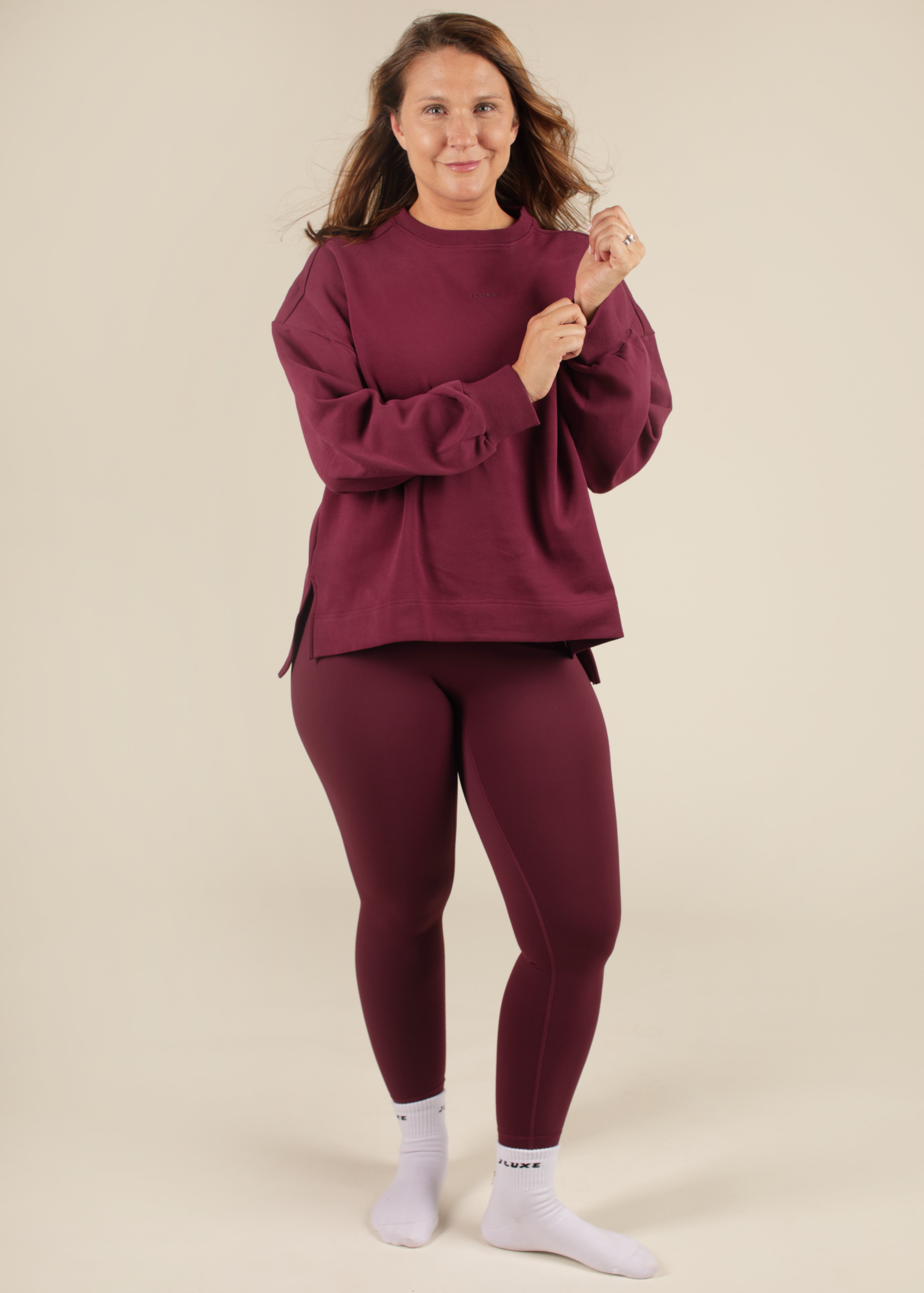 Ultra Soft Plum Classic Sweatshirt