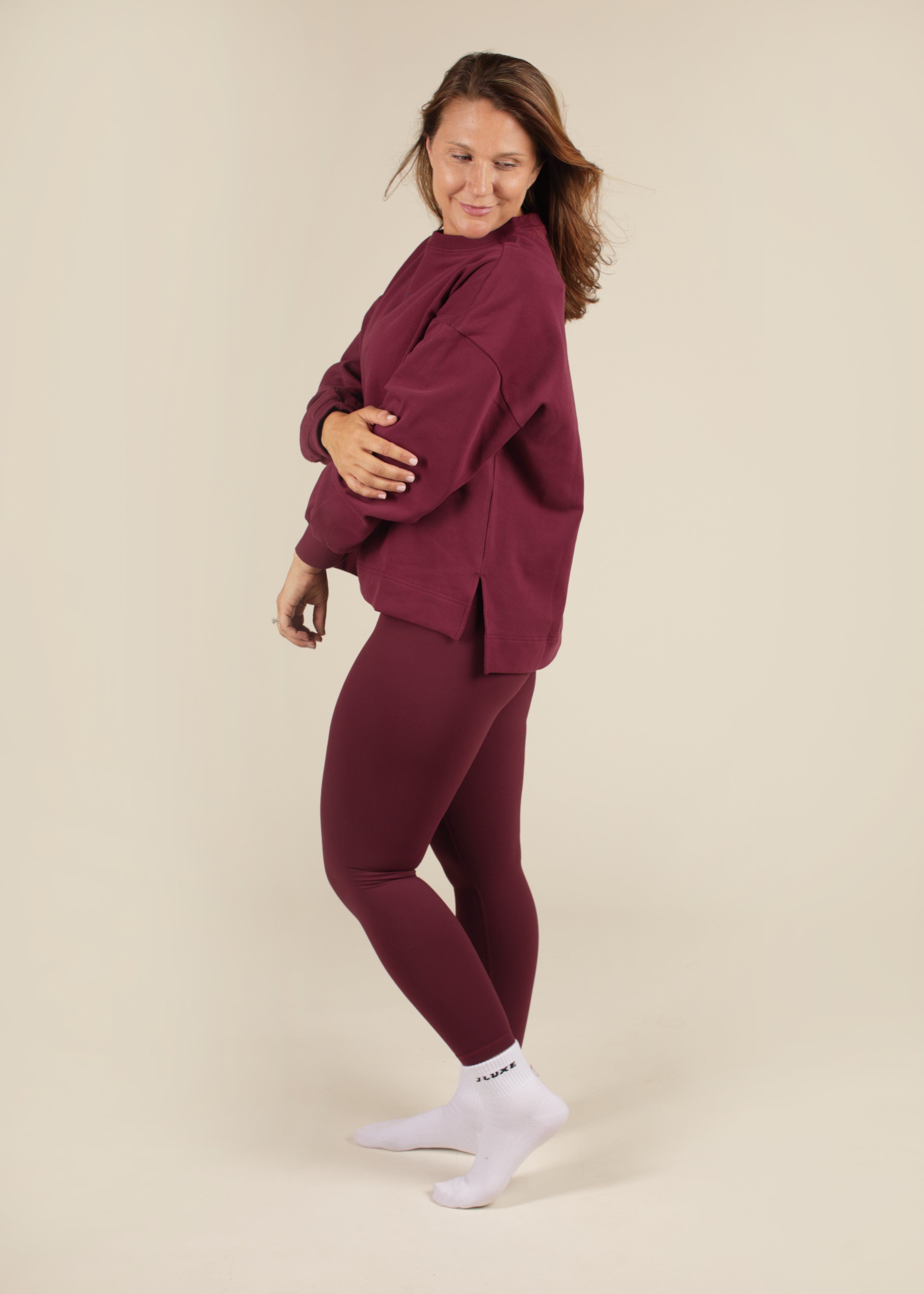 Ultra Soft Plum Classic Sweatshirt