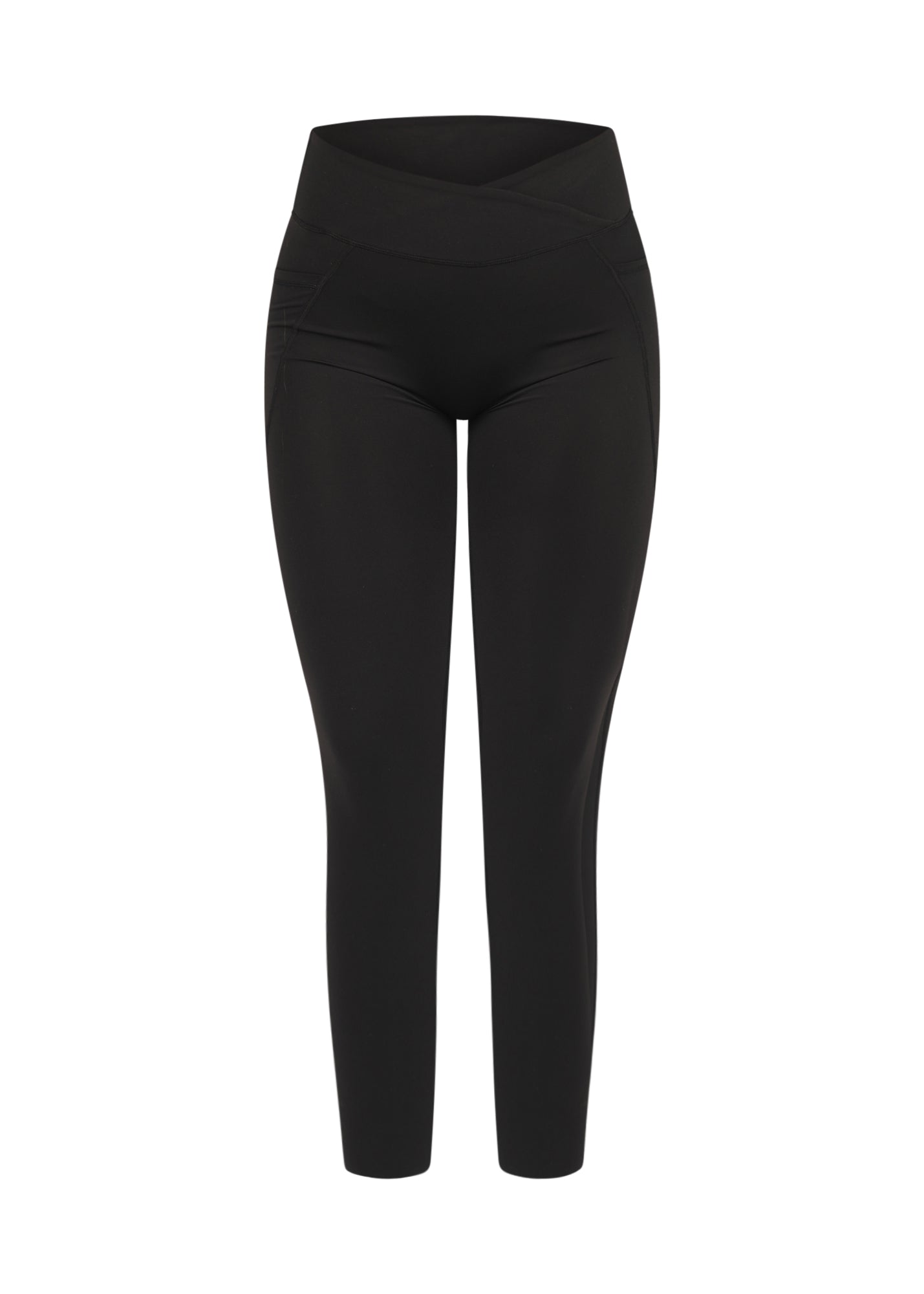 High Waisted Leggings with a Wrap Waist