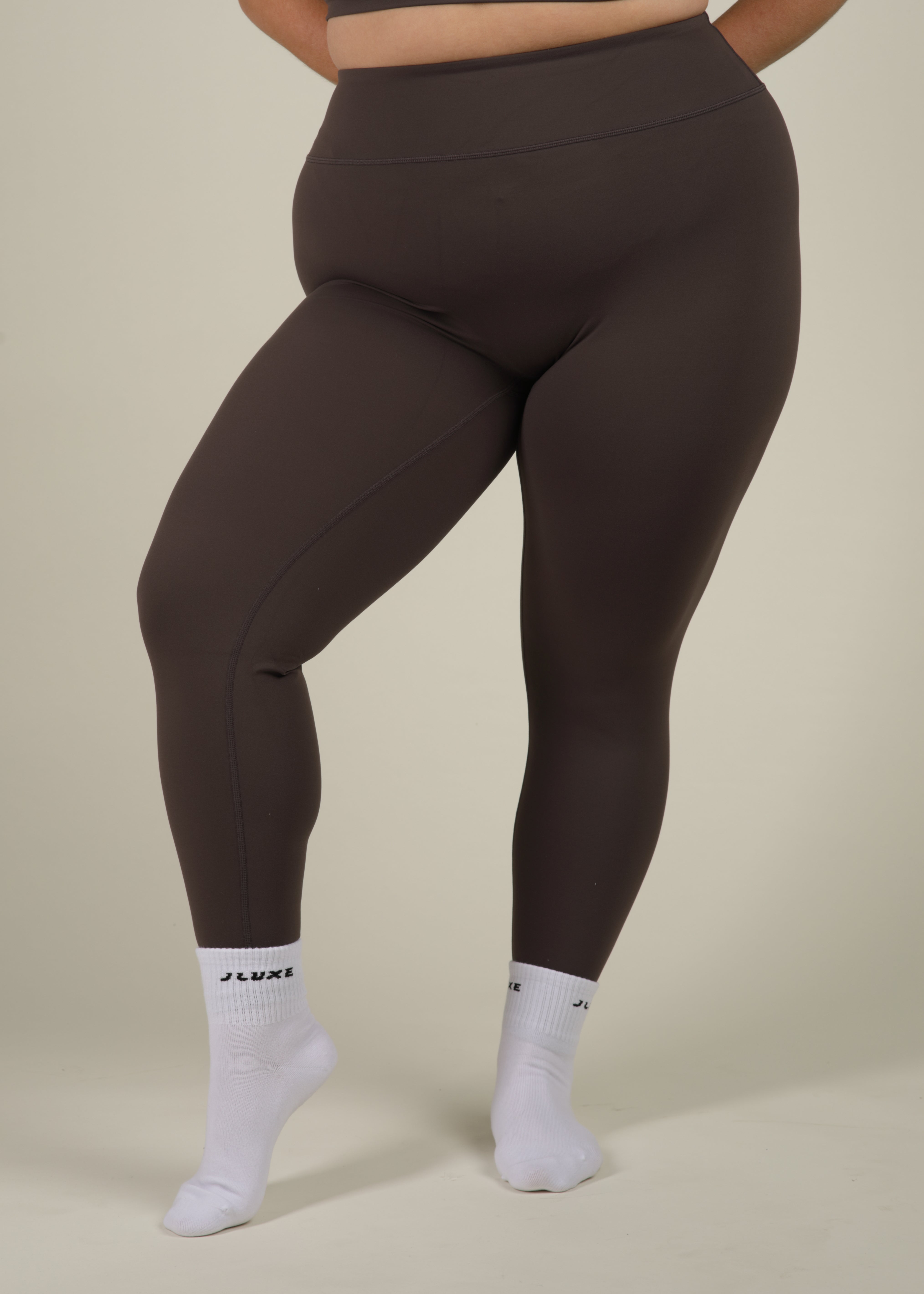 Recycled High Rise Deep Mocha Essential Legging