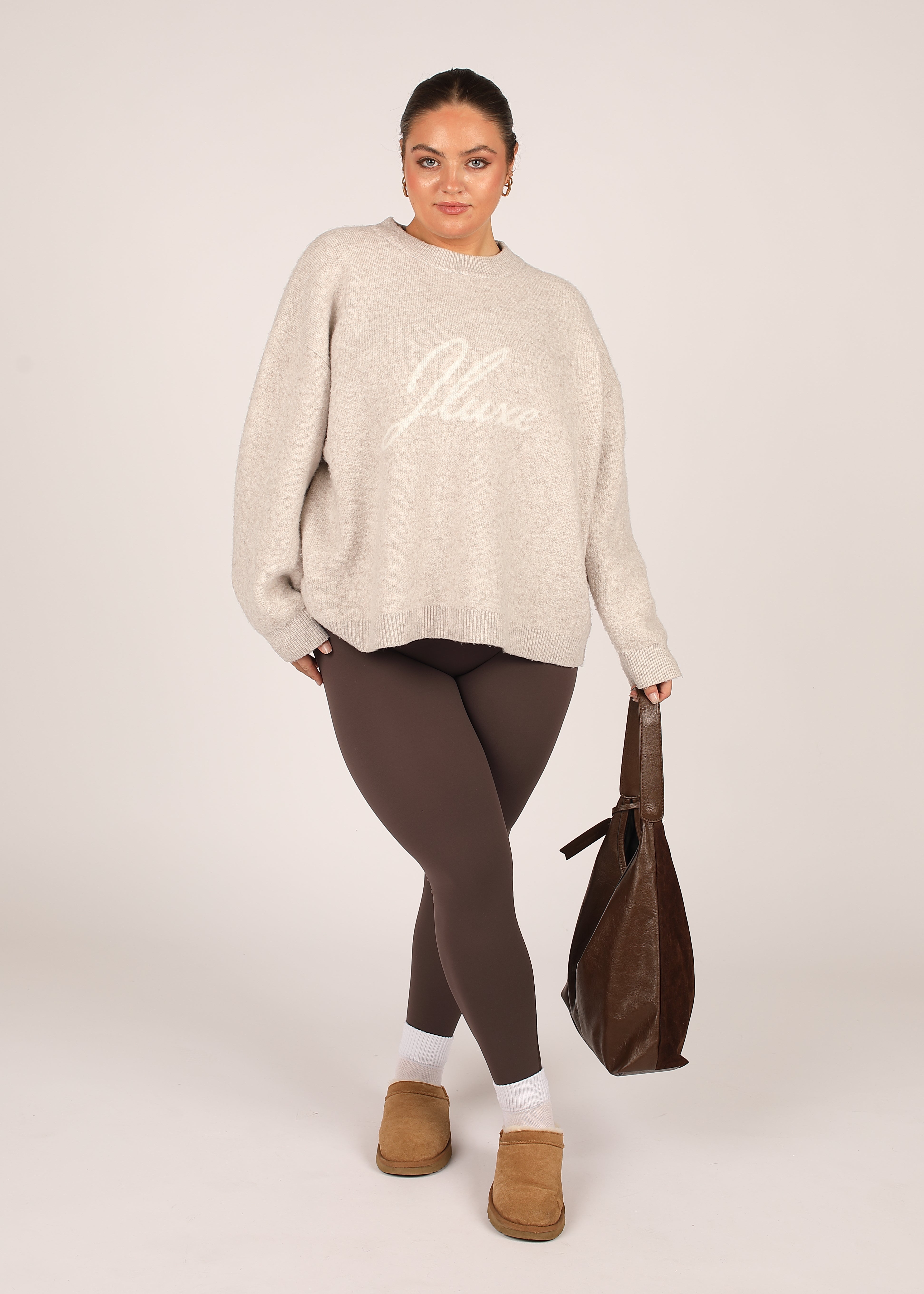 Oatmeal Heritage Knit Sweatshirt
