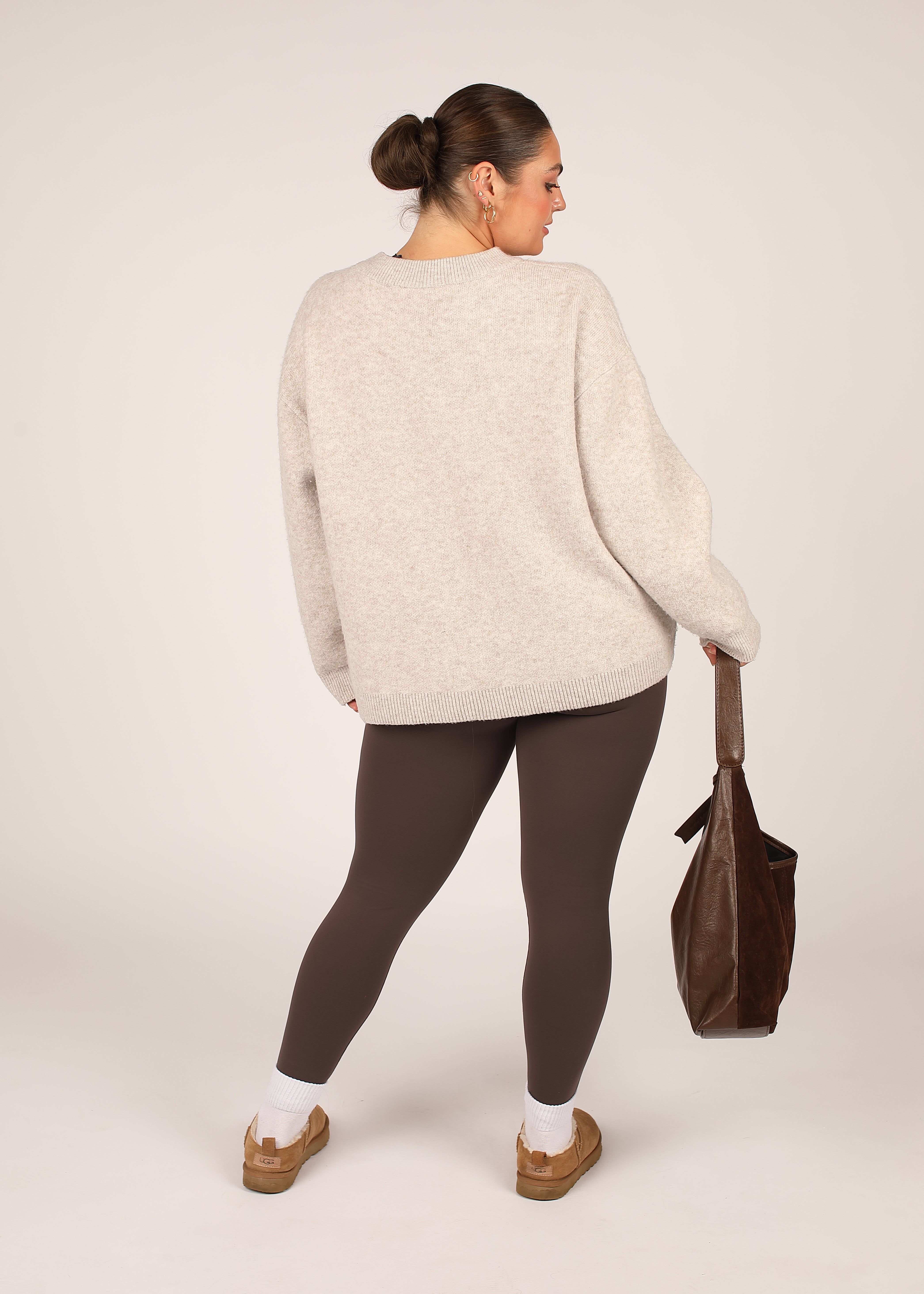 Oatmeal Heritage Knit Sweatshirt