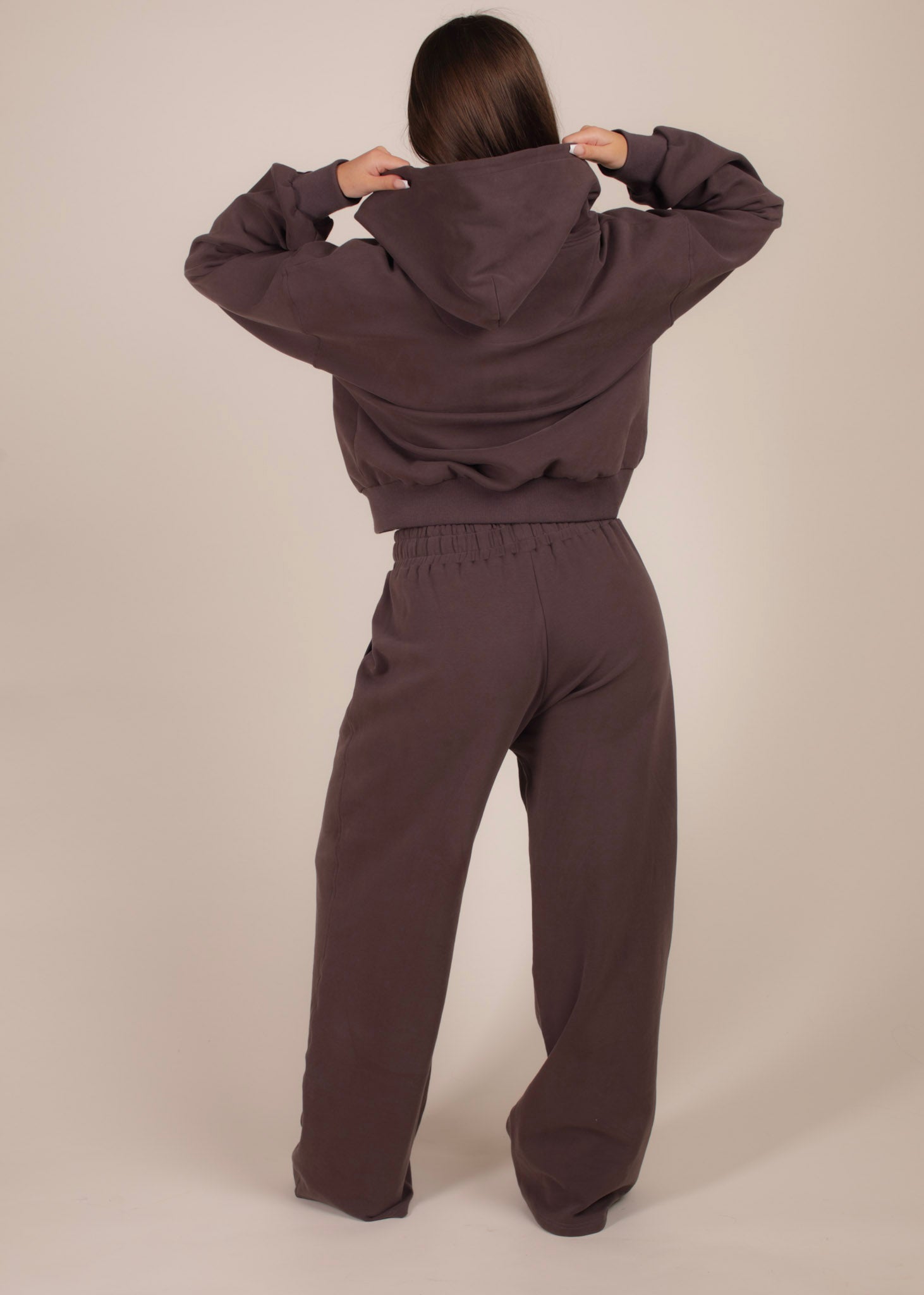 Ultra Soft Deep Mocha Wide Leg Jogger