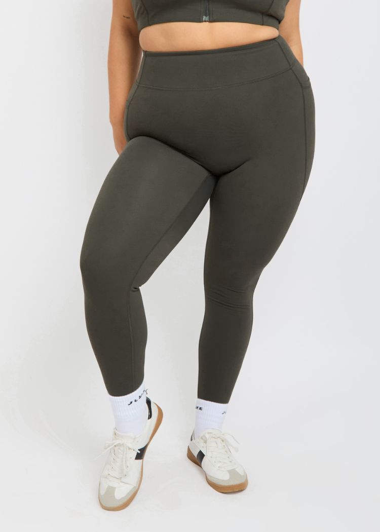 CloudLuxe Core Khaki Pocket Legging