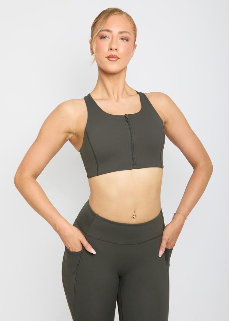 CloudLuxe Core Khaki Pocket Legging