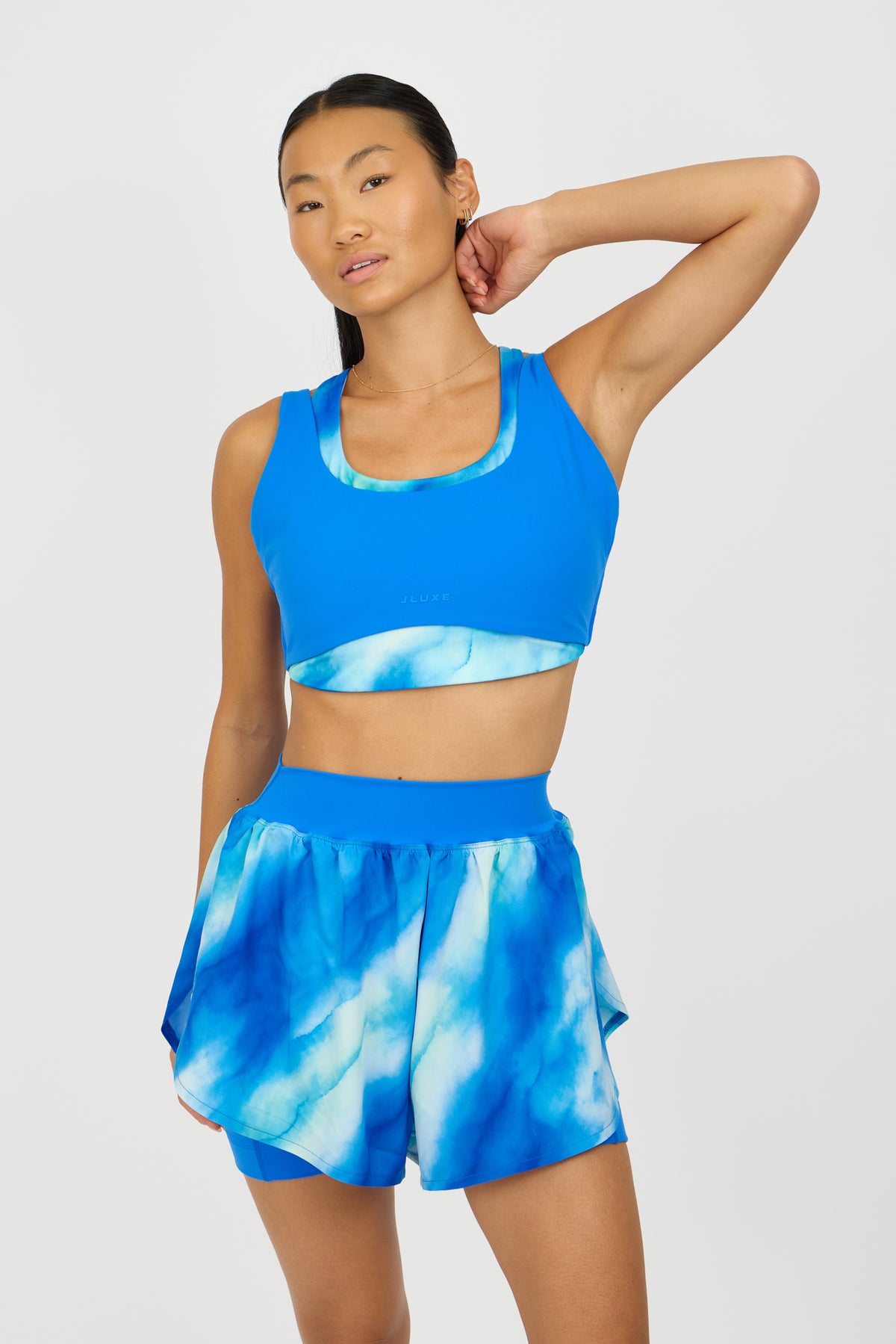 Soft Form Double Layer 5" Ocean Blue/Seaglass Short