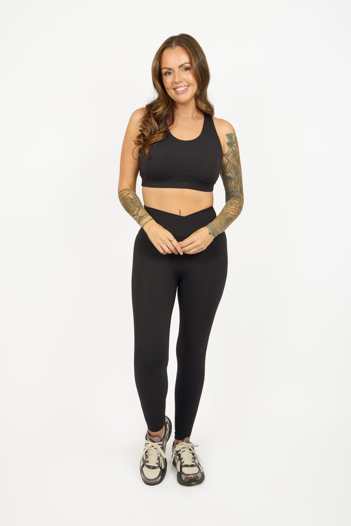 Cloud Sculpt Black Wrap Legging