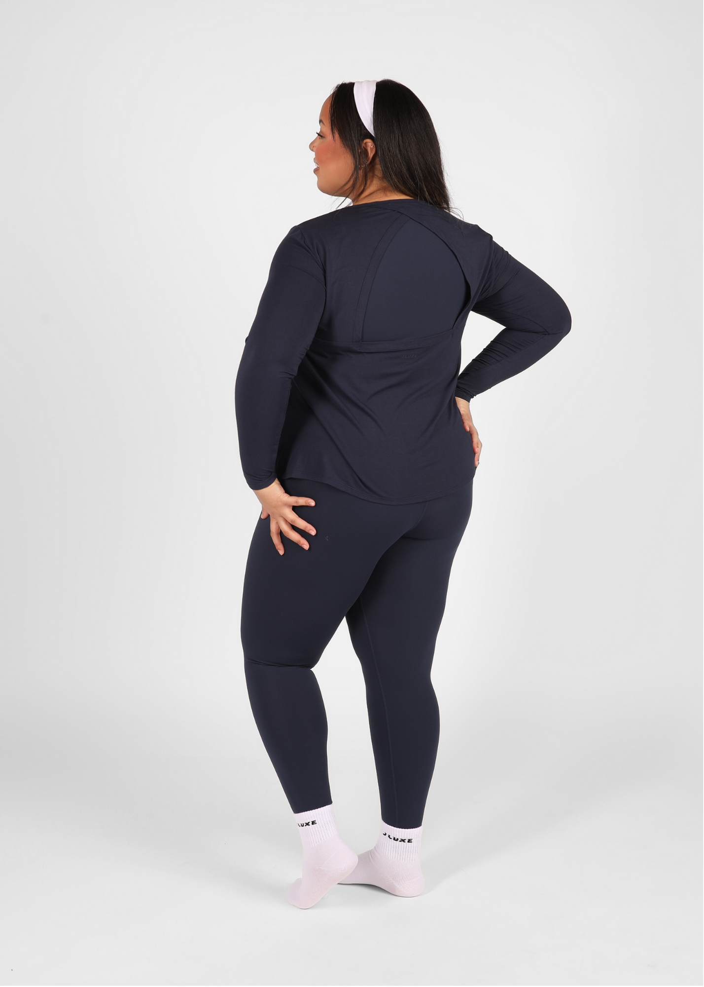 Ultra Soft Midnight Long Sleeve Loose Fit Top