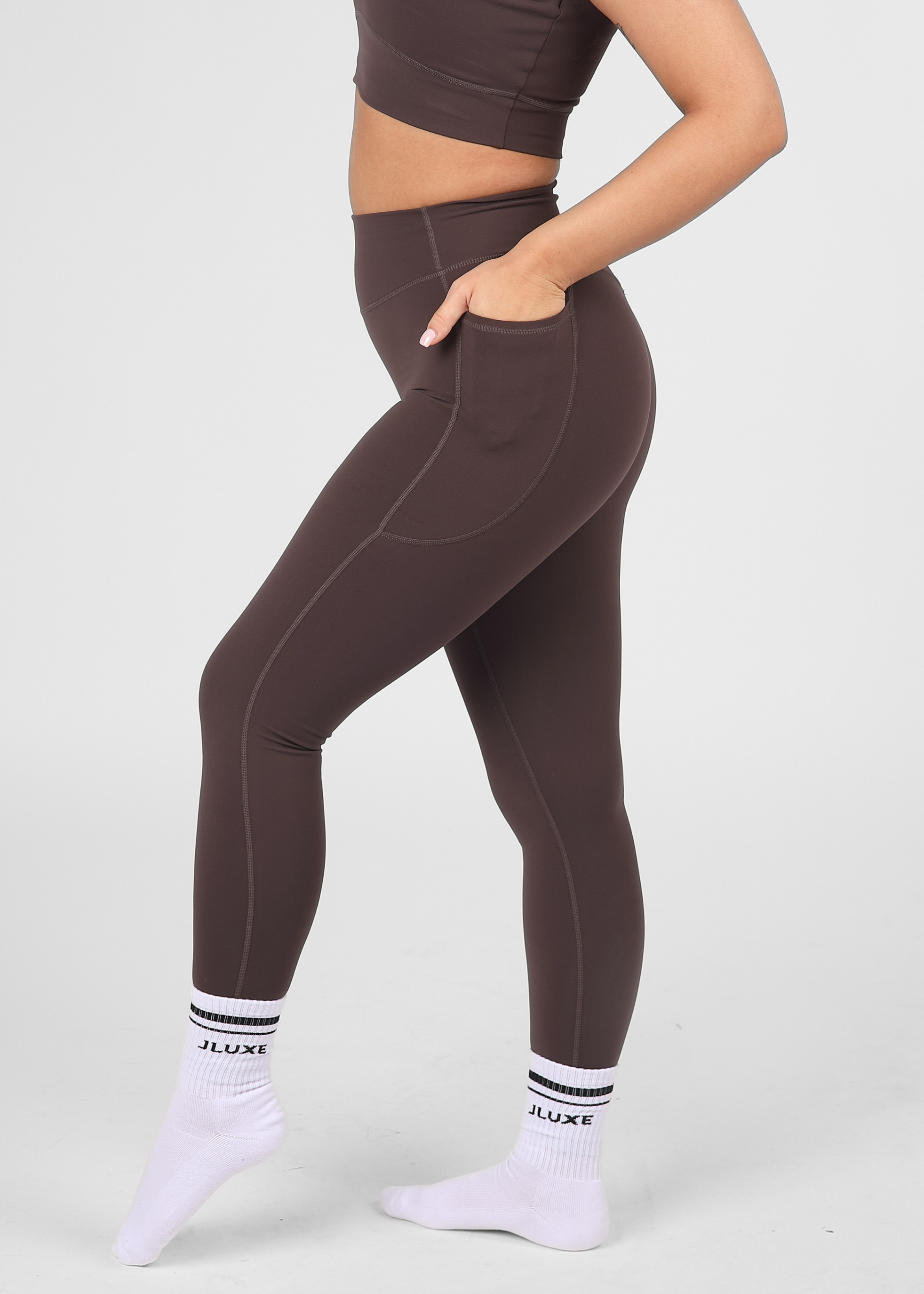 Soft Form Recycled Mocha Pocket Legging