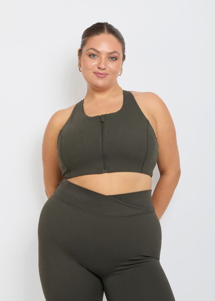 CloudLuxe Core Wrap Khaki Essential Flares