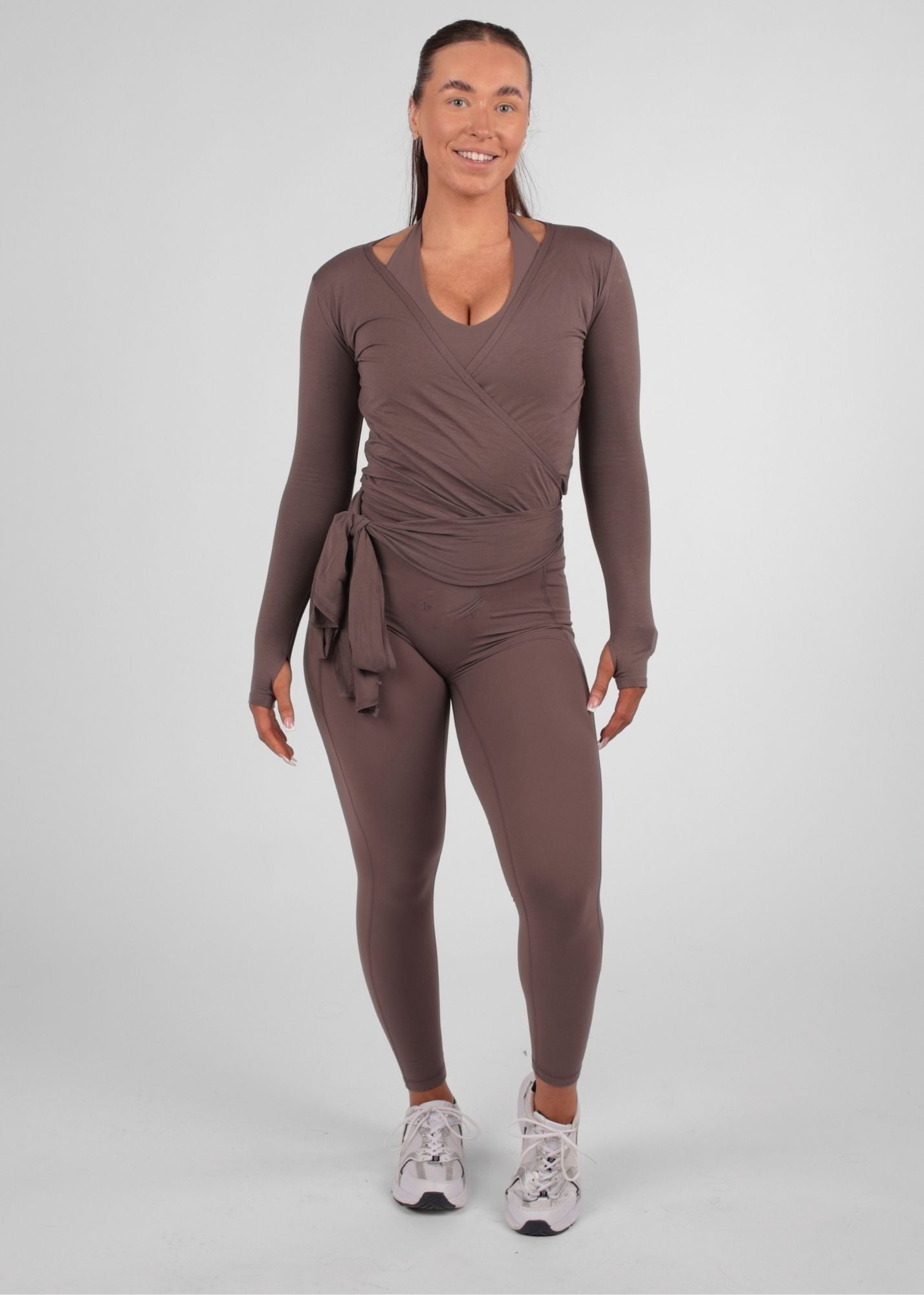 Soft Form Latte Recycled Wrap Leggings