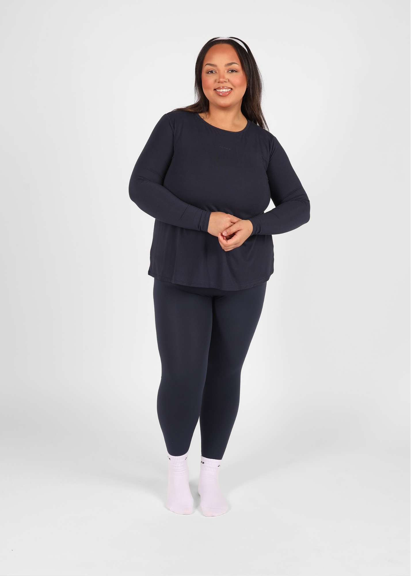 Ultra Soft Midnight Long Sleeve Loose Fit Top