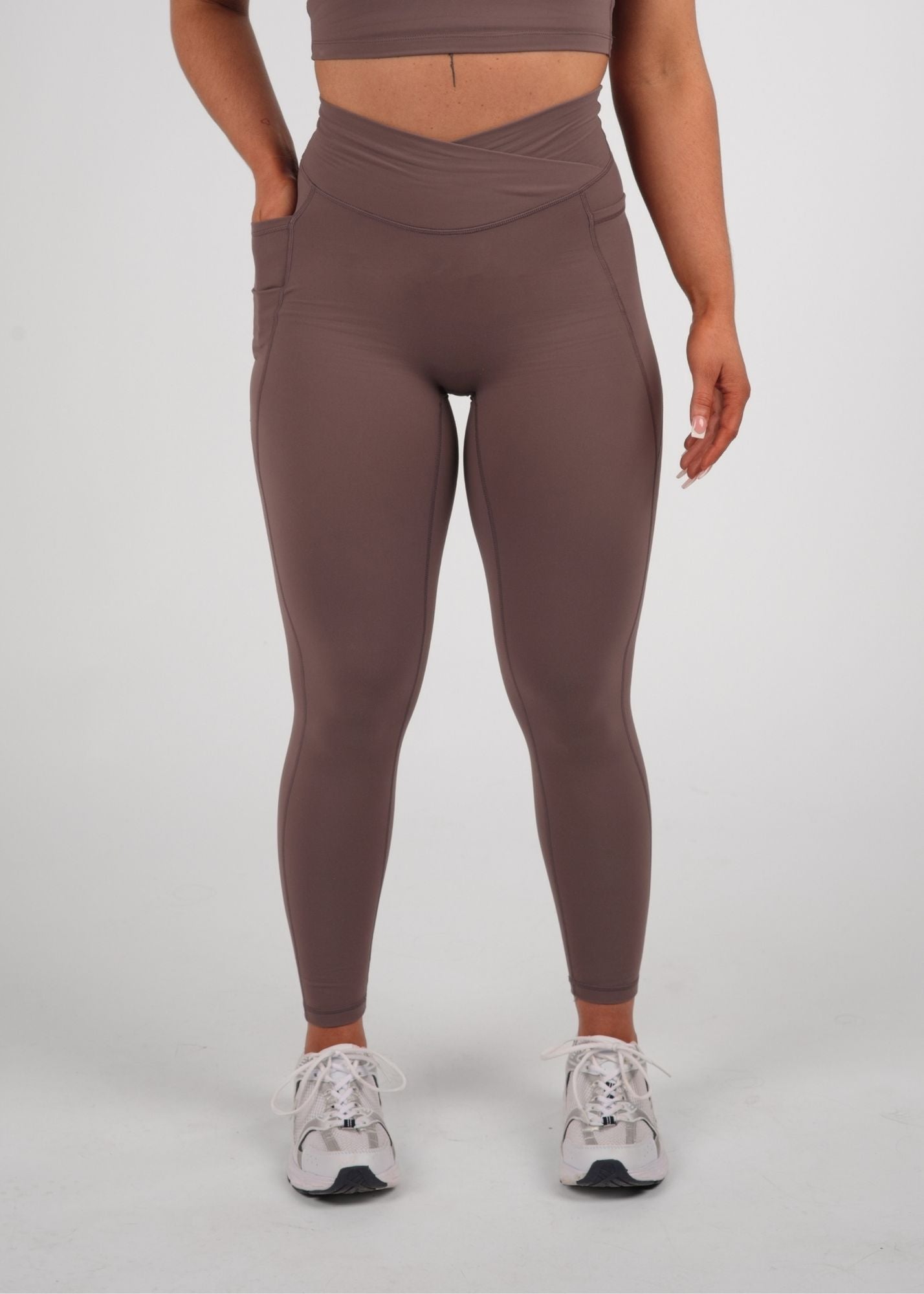 Soft Form Latte Recycled Wrap Leggings