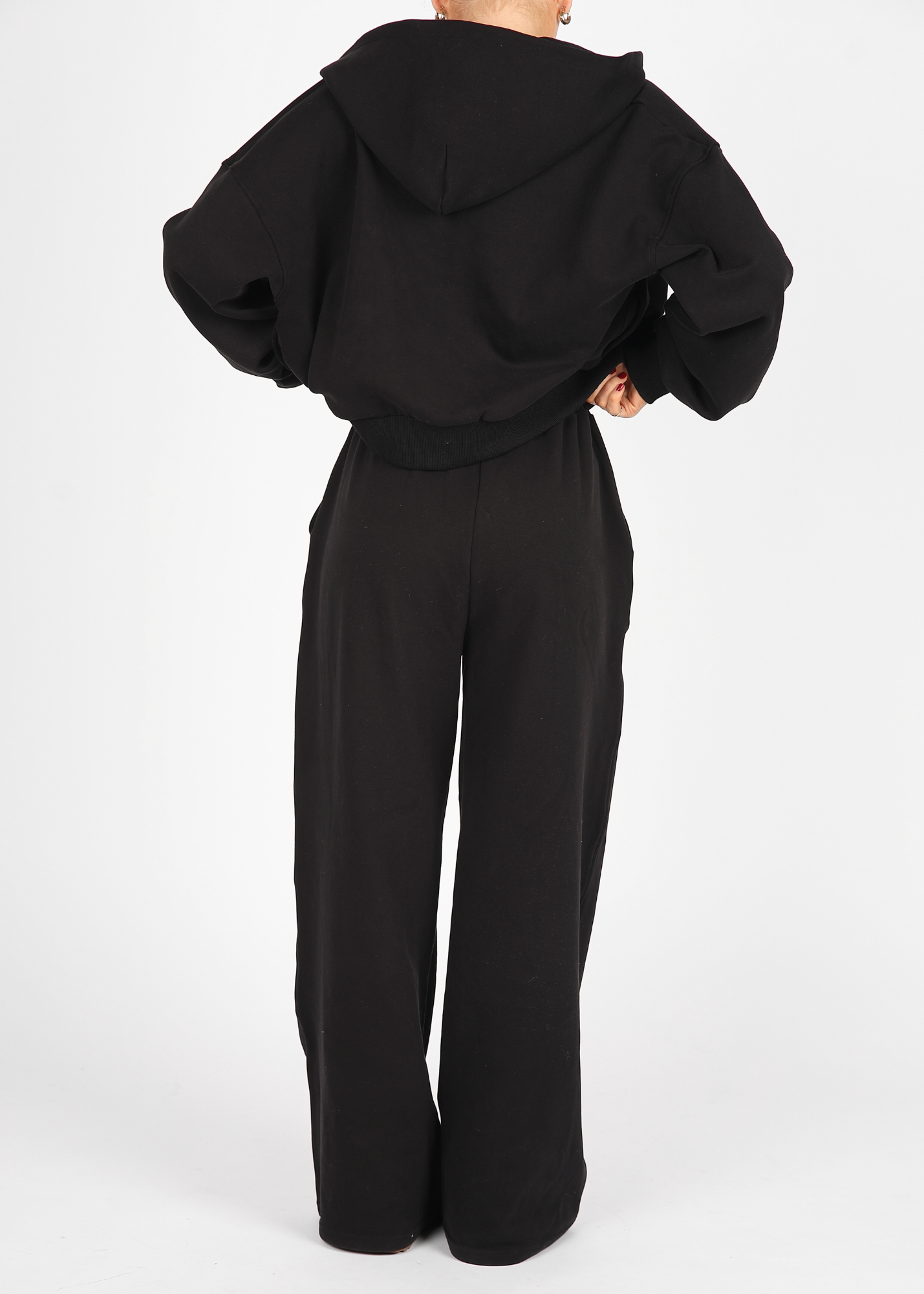 Ultra Soft Black Wide Leg Jogger