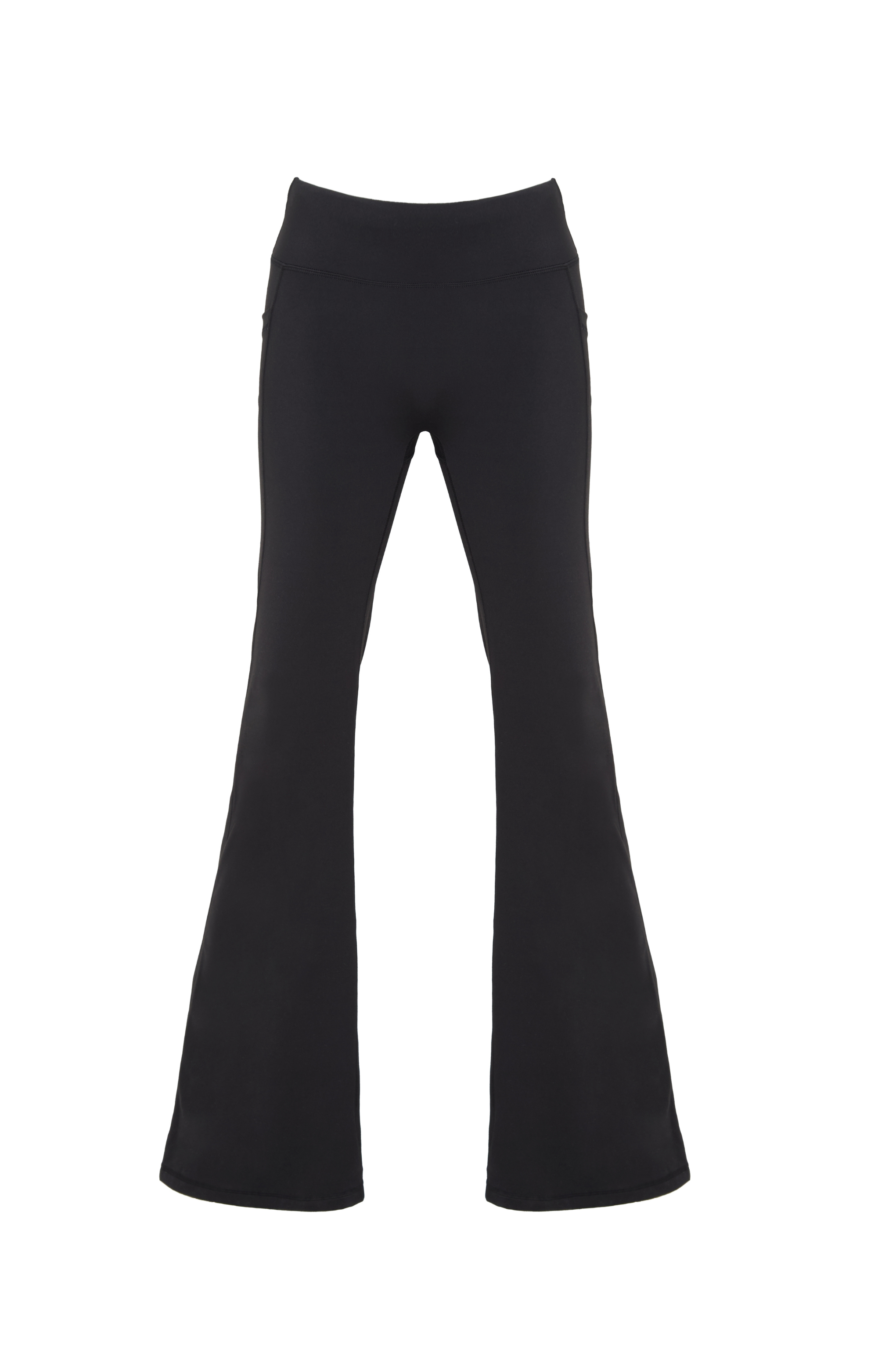 CloudLuxe Black Pocket Flares