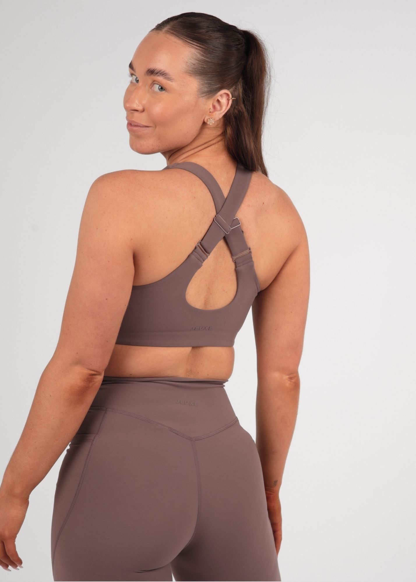 Soft Form Recycled Latte Zip Bra