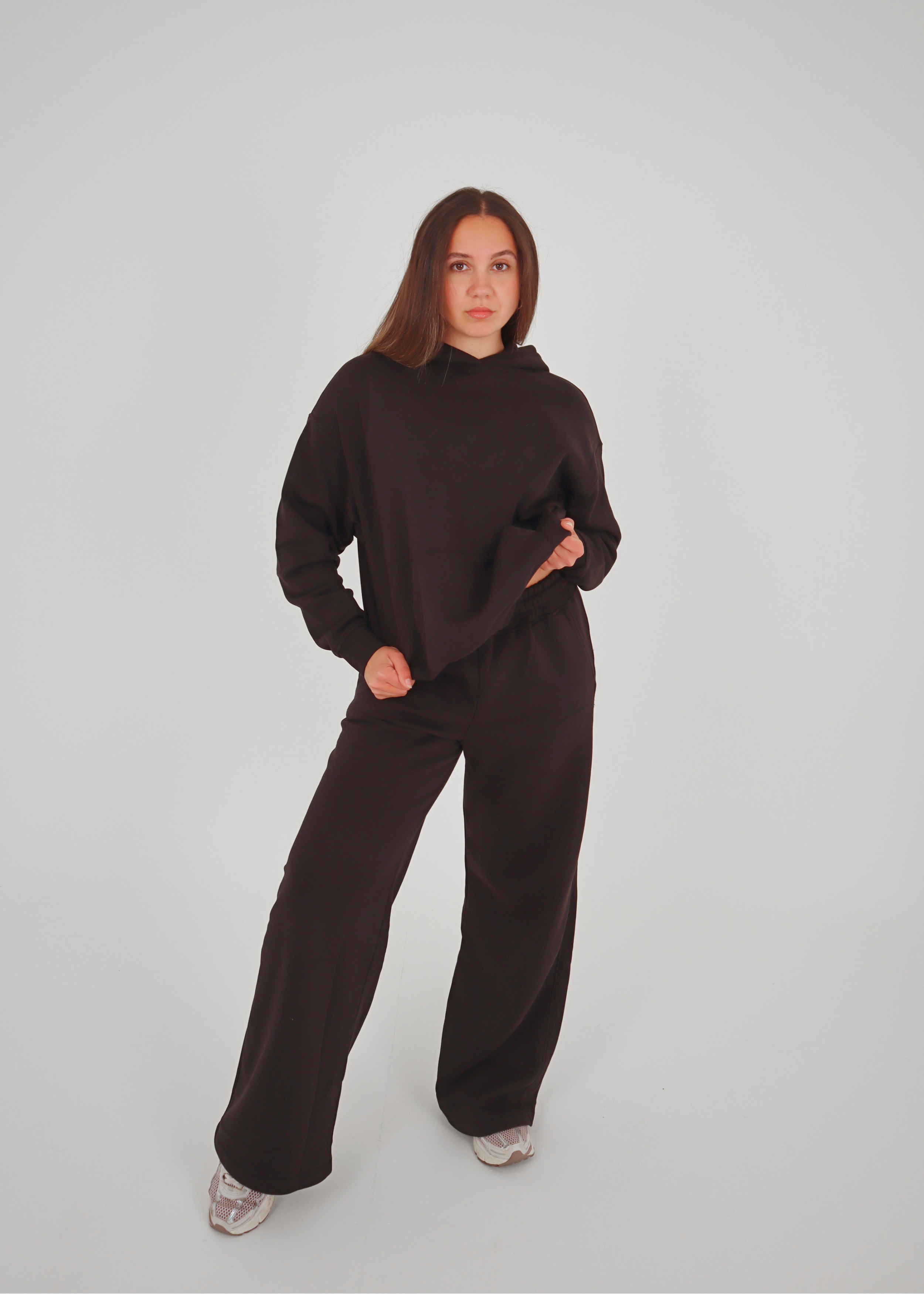 Core Charcoal Oversized Hoodie