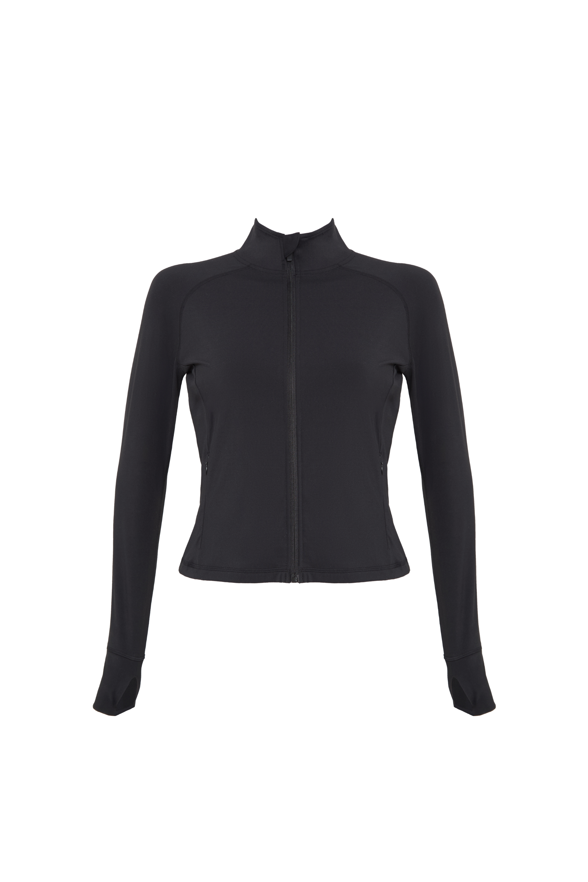 CloudLuxe Black Training Jacket