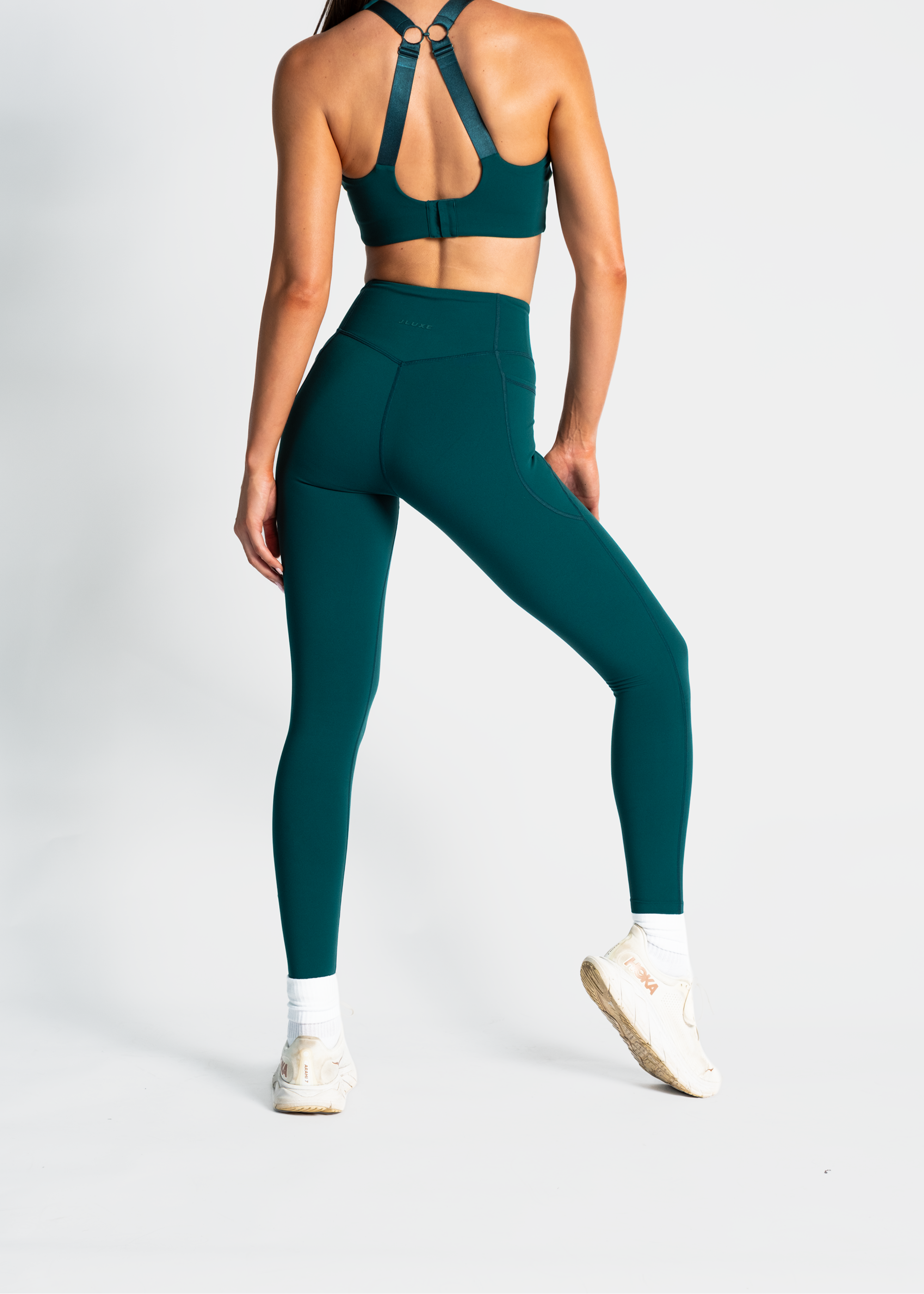 Soft Form Recycled Hybrid Teal Pocket Legging