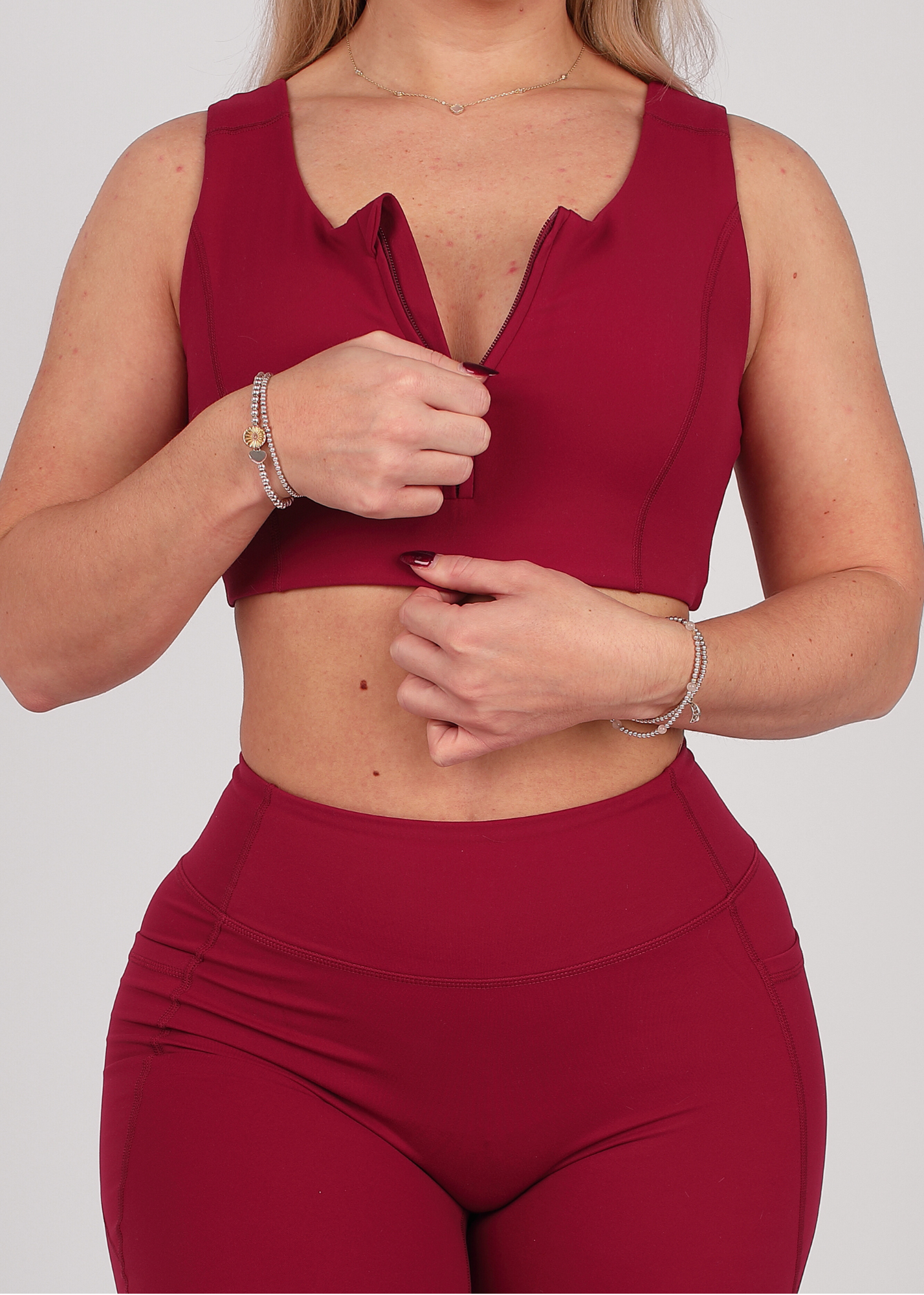 CloudLuxe Cherry Support Sports Bra