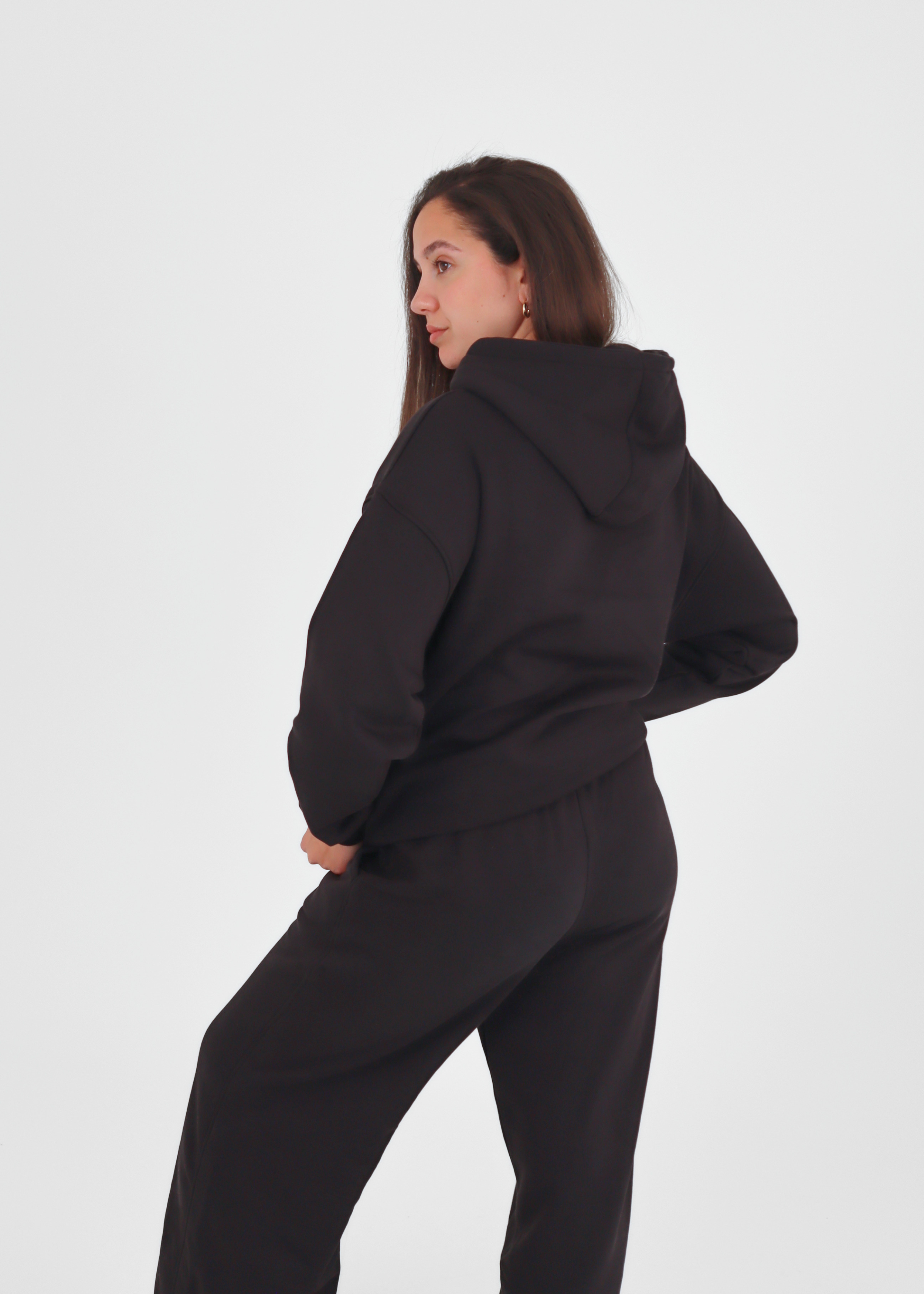 Core Charcoal Oversized Hoodie
