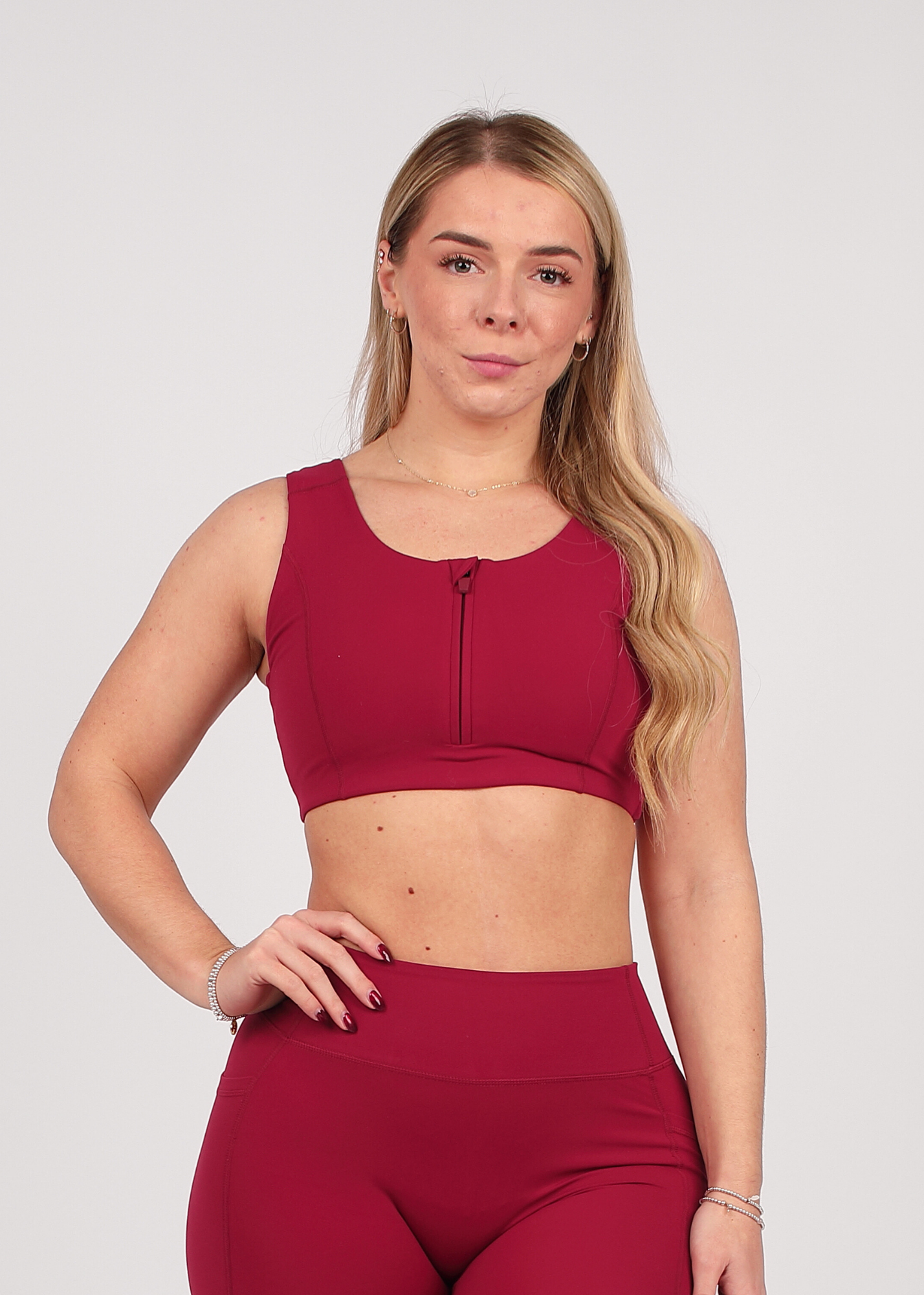 CloudLuxe Cherry Support Sports Bra