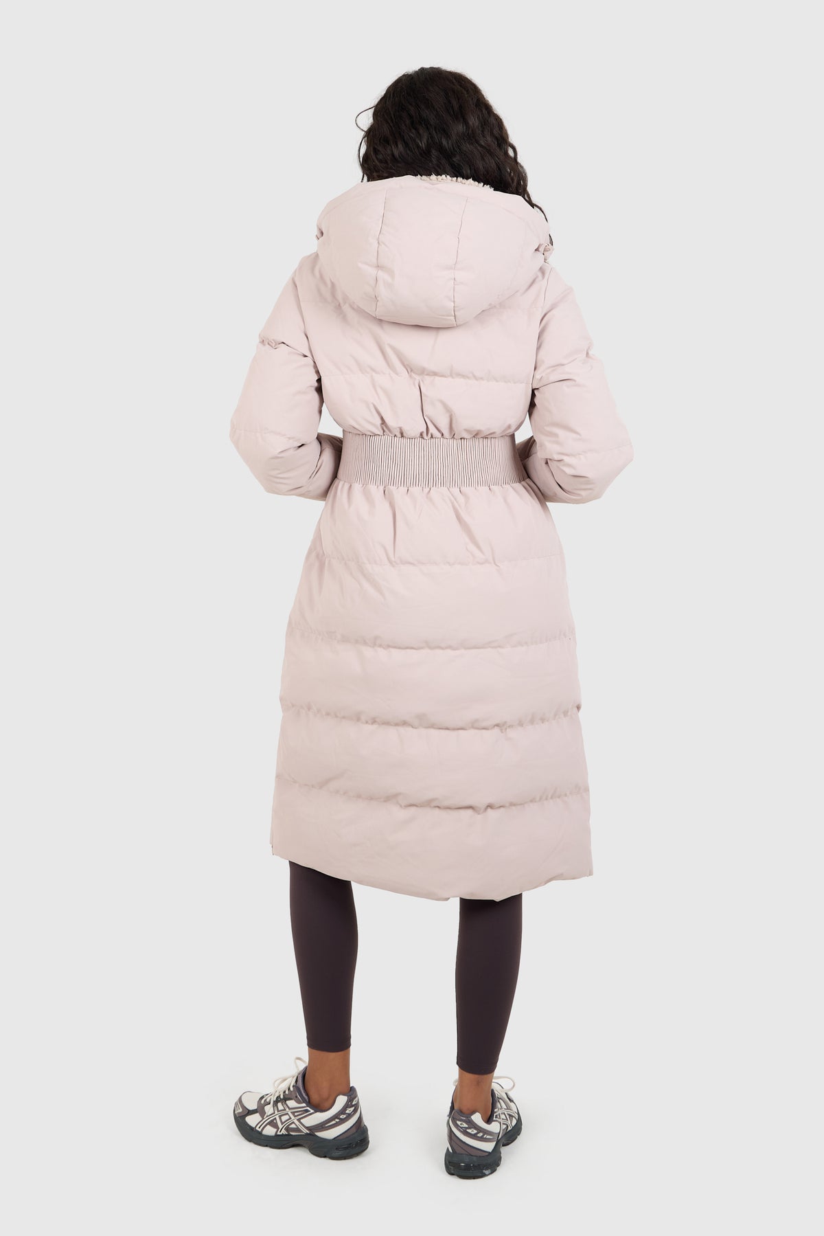 Contour Longline Fawn Puffer Coat