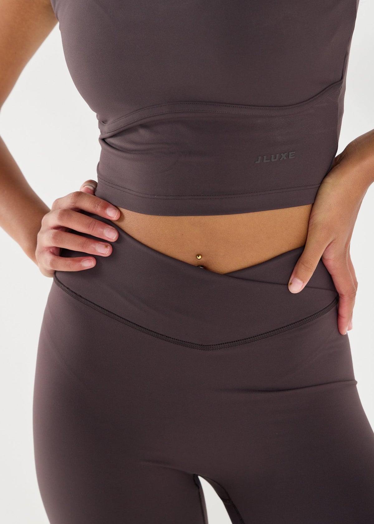 Cloud Sculpt Coffee Wrap Legging