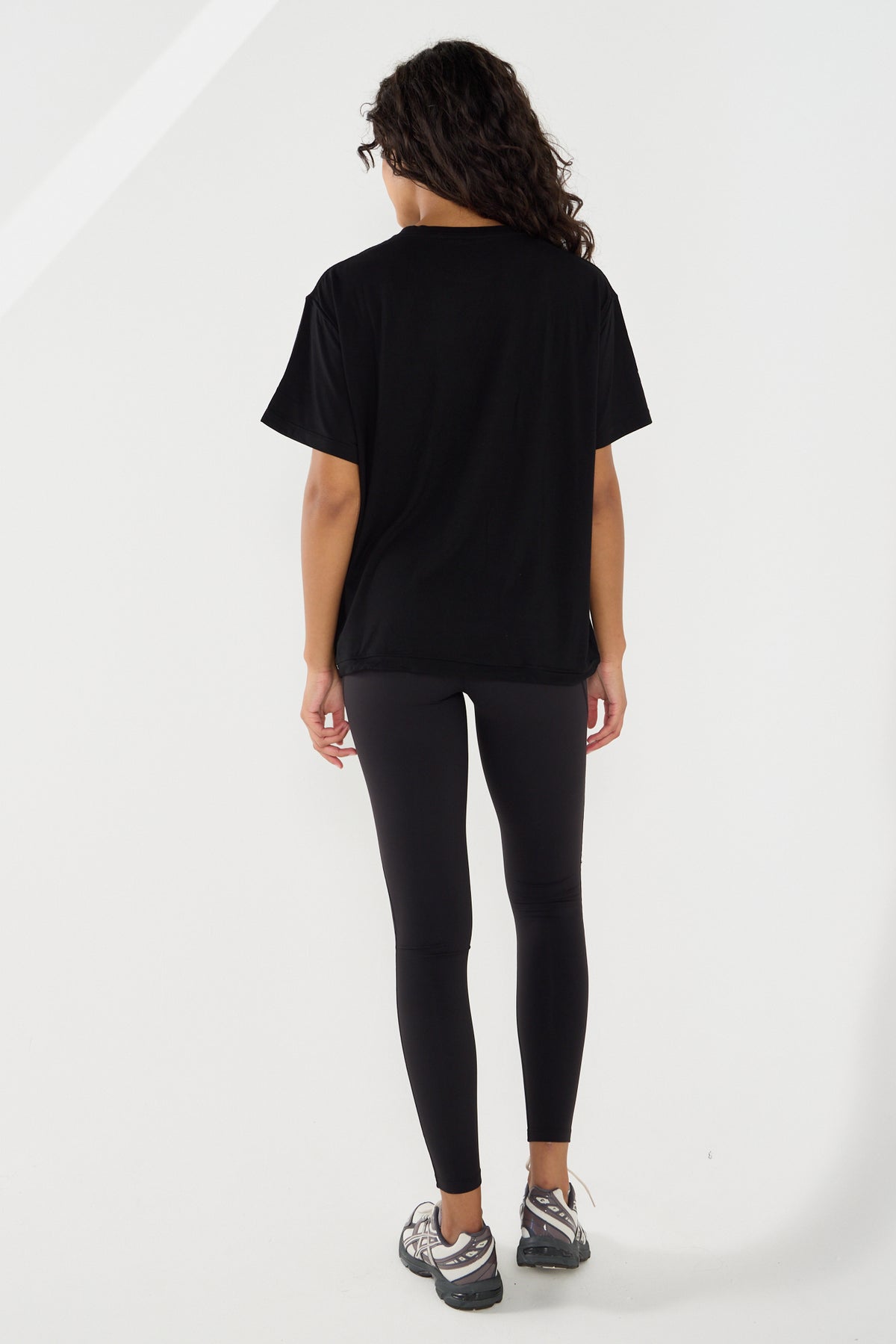 Ultra Soft Black Oversized Multiway Tee
